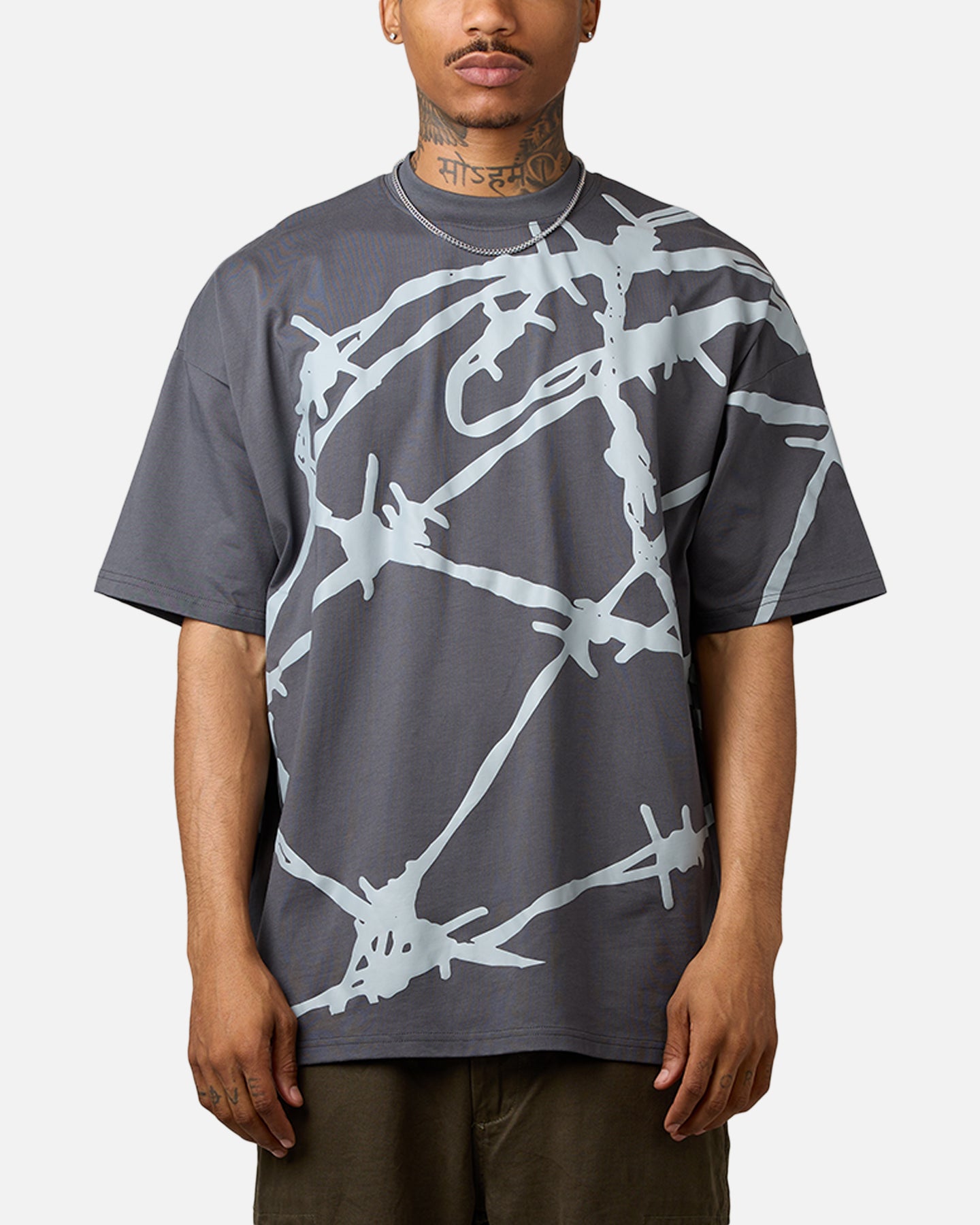 Saint Morta Barberry Boxy T-Shirt Gray、mySite、zt4zffjzw