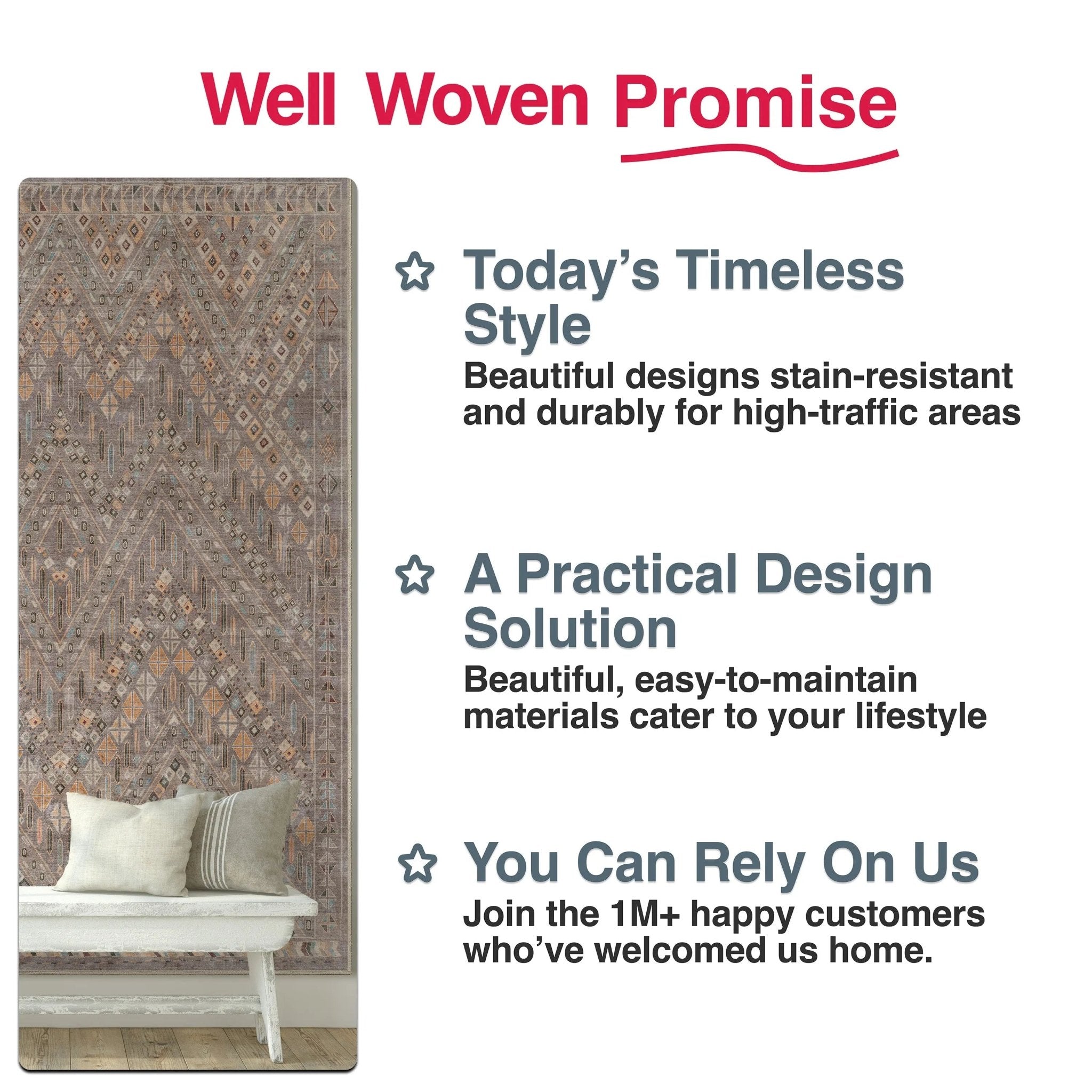 Anya Vintage Tribal Chevron Grey Flat-Weave Rug、mySite、gigharbornorthrealestate