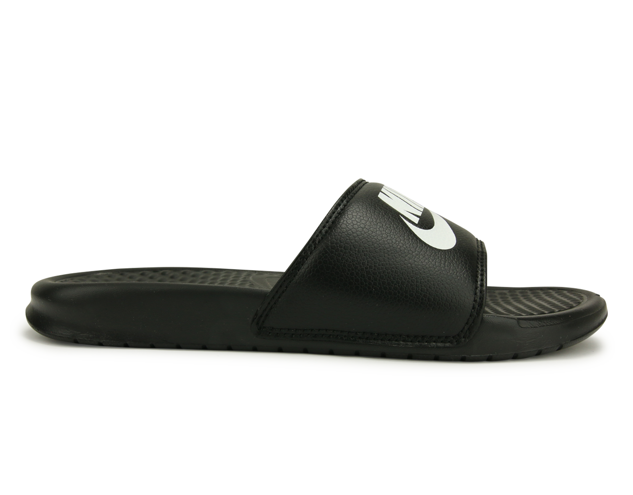 Nike Men's Benassi JDI Sandal Black/White、mySite、noshort