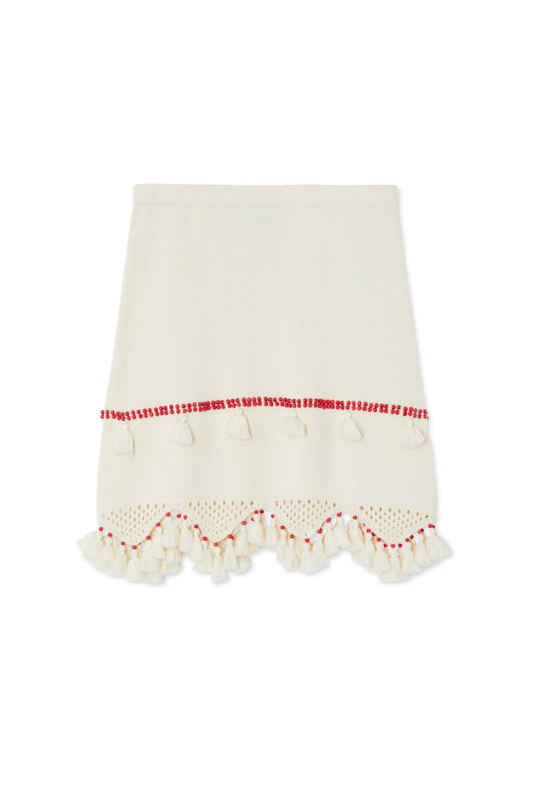 Ivory and Red Jake Skirt、mySite、solidvoid