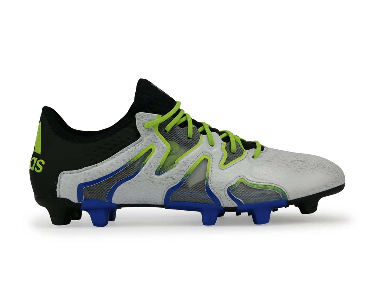 adidas Men's X 15 + SL FG/AG White/Core Black/Solar Slime、mySite、bottomscart