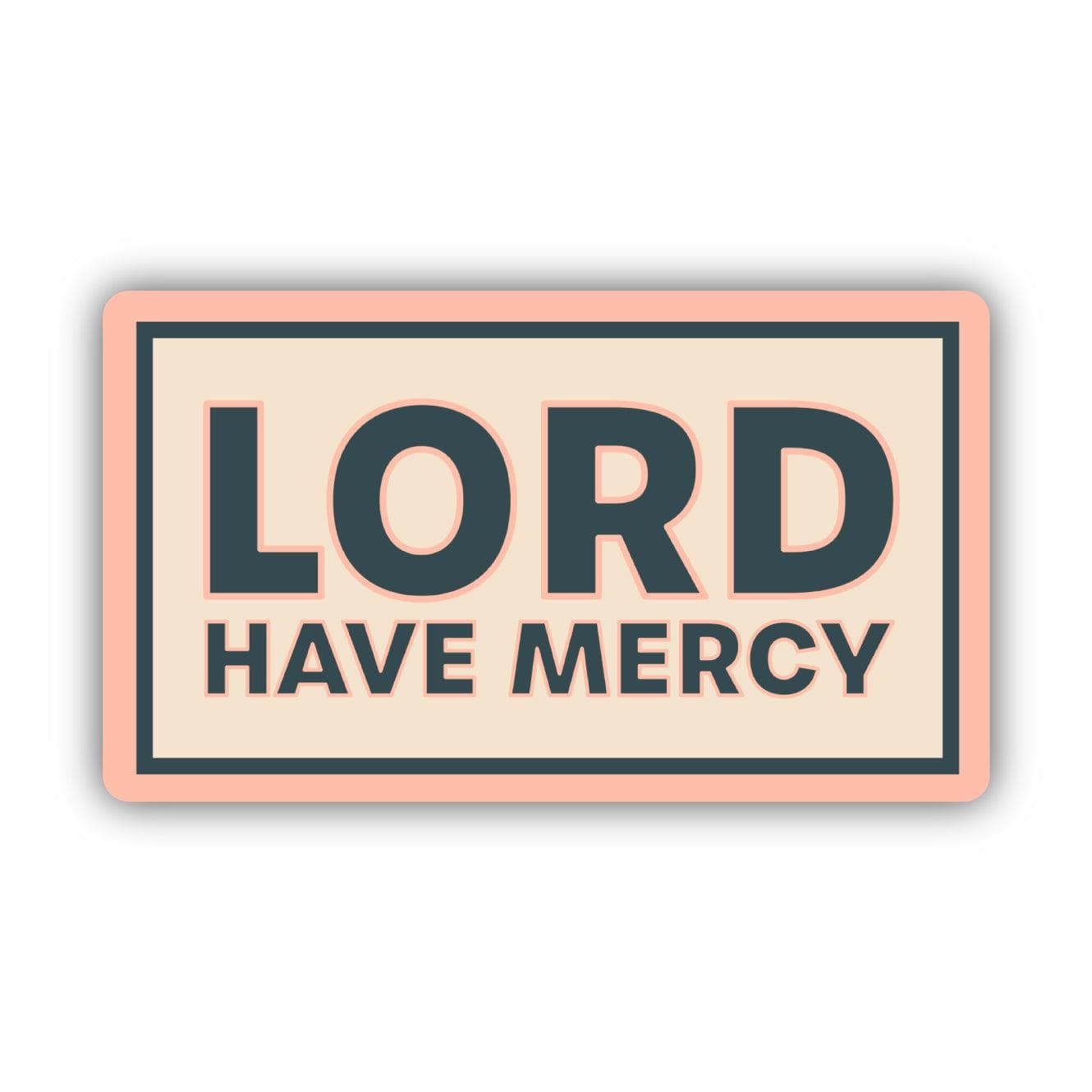  Lord Have Mercy Sticker - Pink、mySite、elrpsem3k