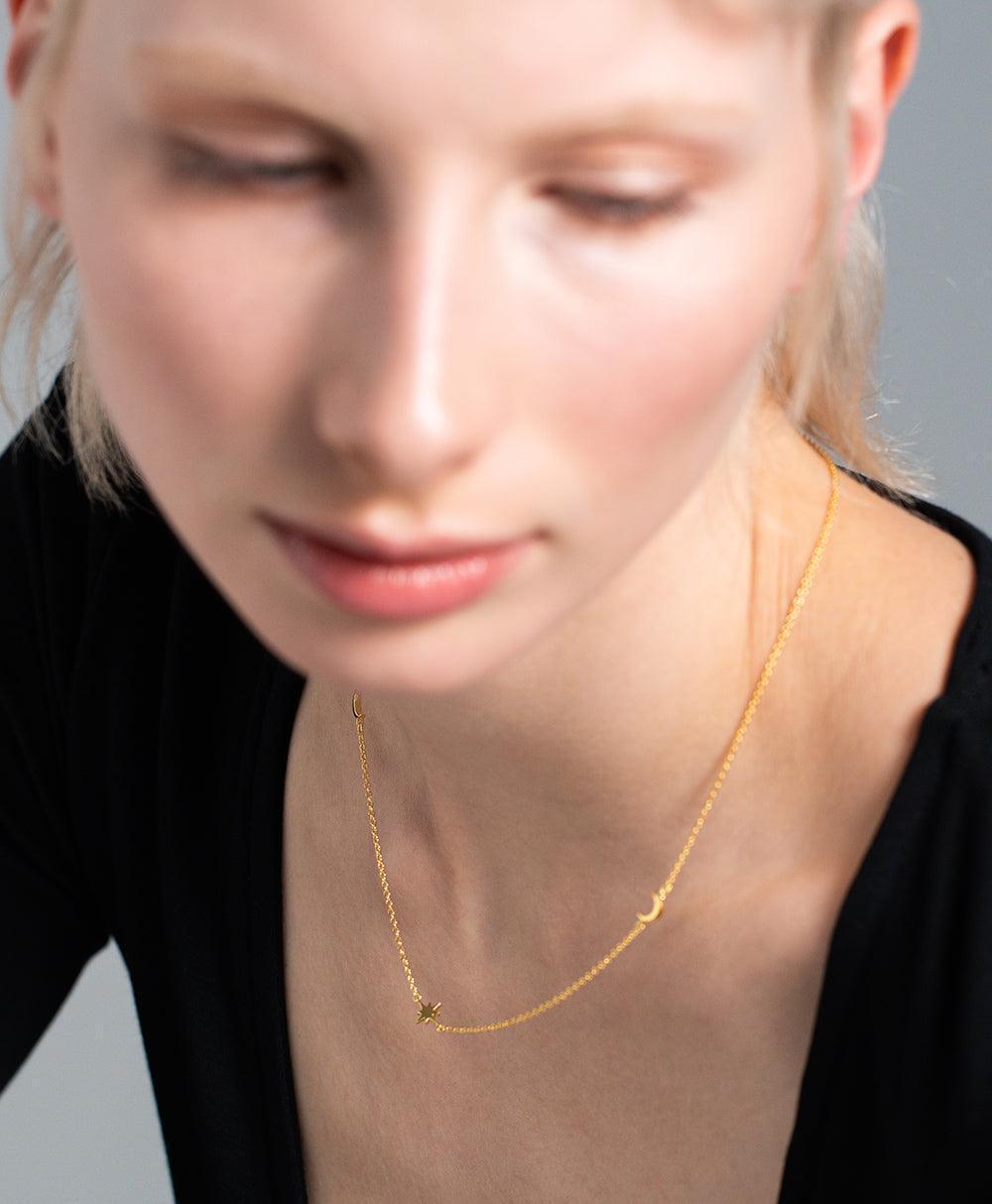 Elise Necklace 18ct Gold Plated、mySite、botmansion