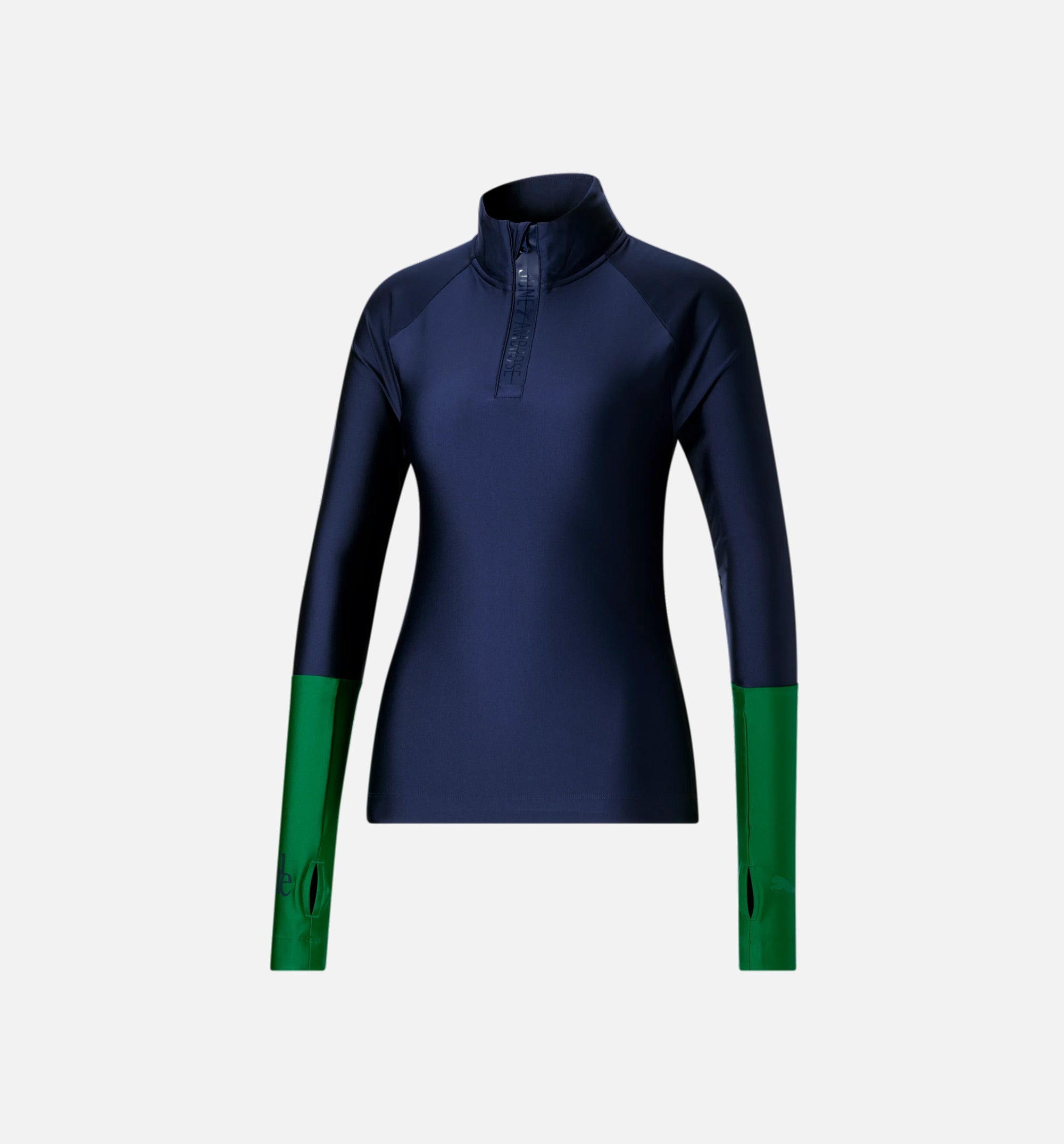 June Ambrose Shot Caller 1/4 Zip Womens Jacket - Blue/Green、mySite、dreamappss