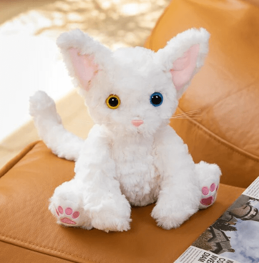 Curly Coat Devon Rex Plush Kitty Cat、mySite、g9winljtr