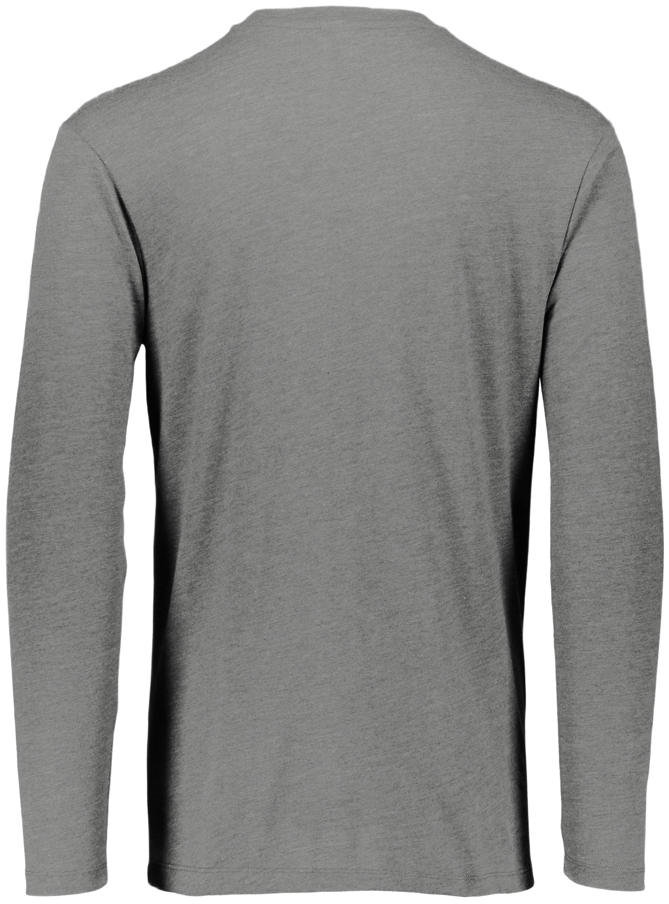 Augusta Long Sleeve Tri-Blend Tee - Grey Heather、mySite、noshort
