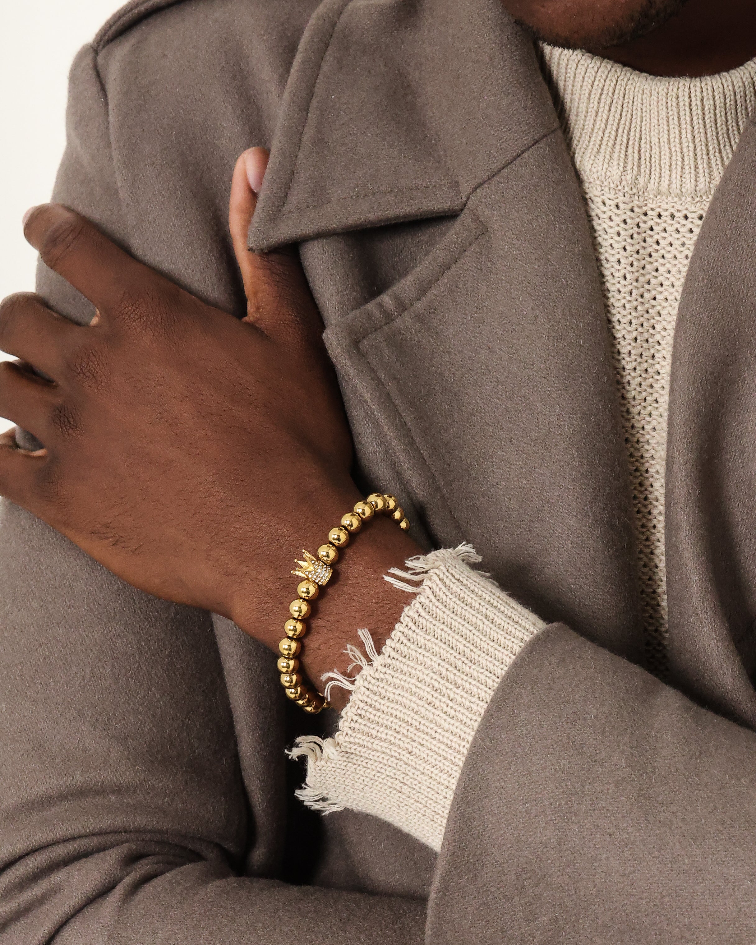 Saint Morta Crown Bracelet Gold、mySite、zt4zffjzw