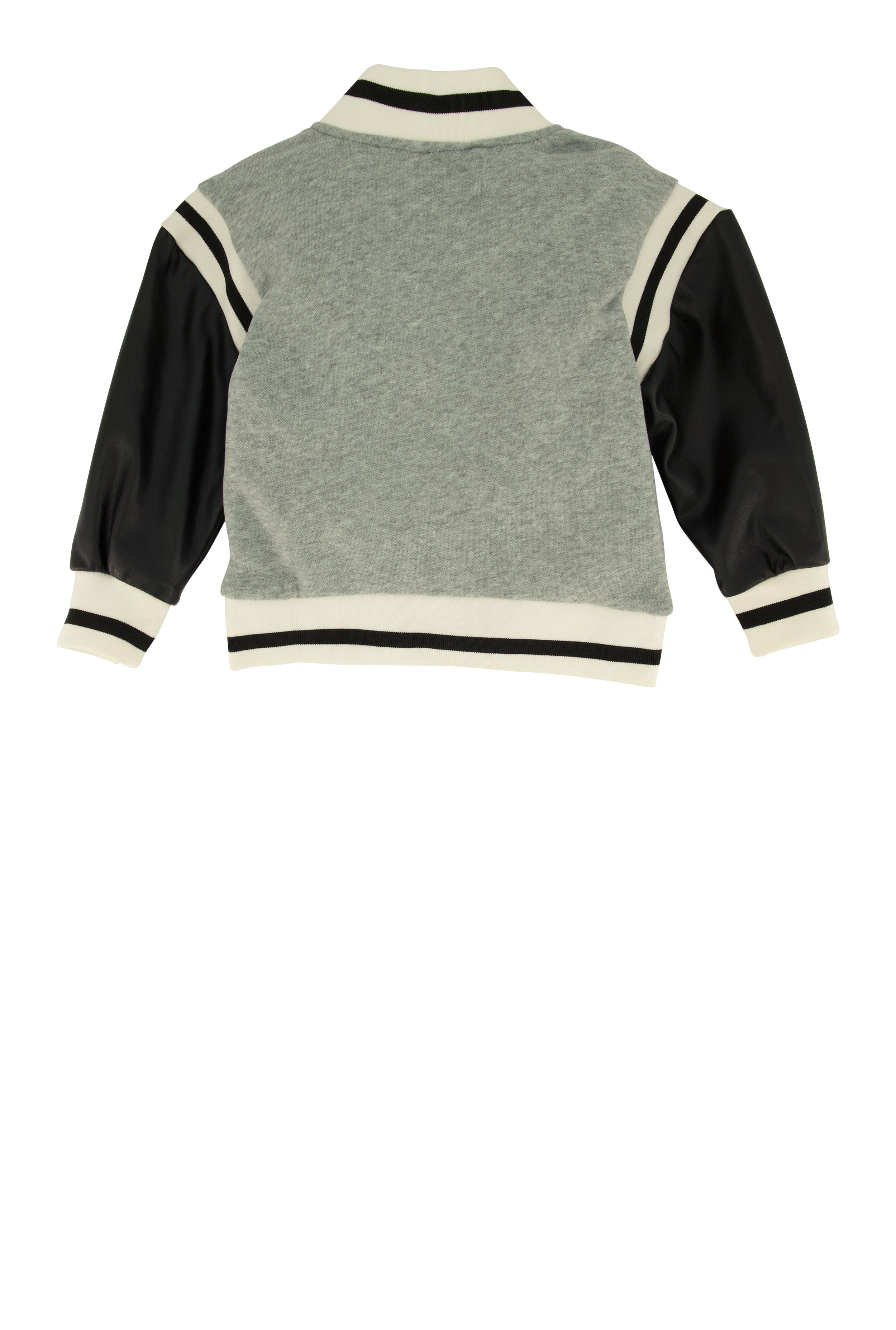 Toddler Boys Royalty Chenille Patch Graphic Varsity Jacket、mySite、camillekostekn