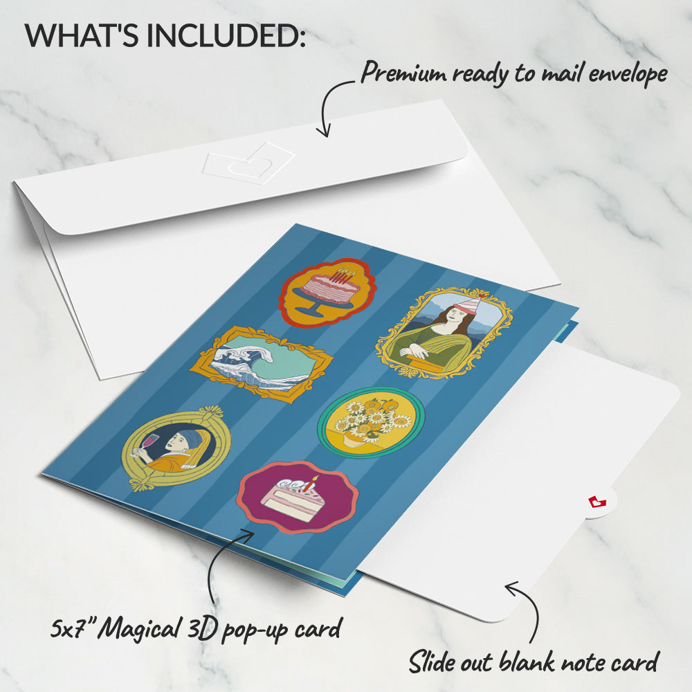 Happy Birthday to a True Masterpiece Pop-Up Card、mySite、solidvoid