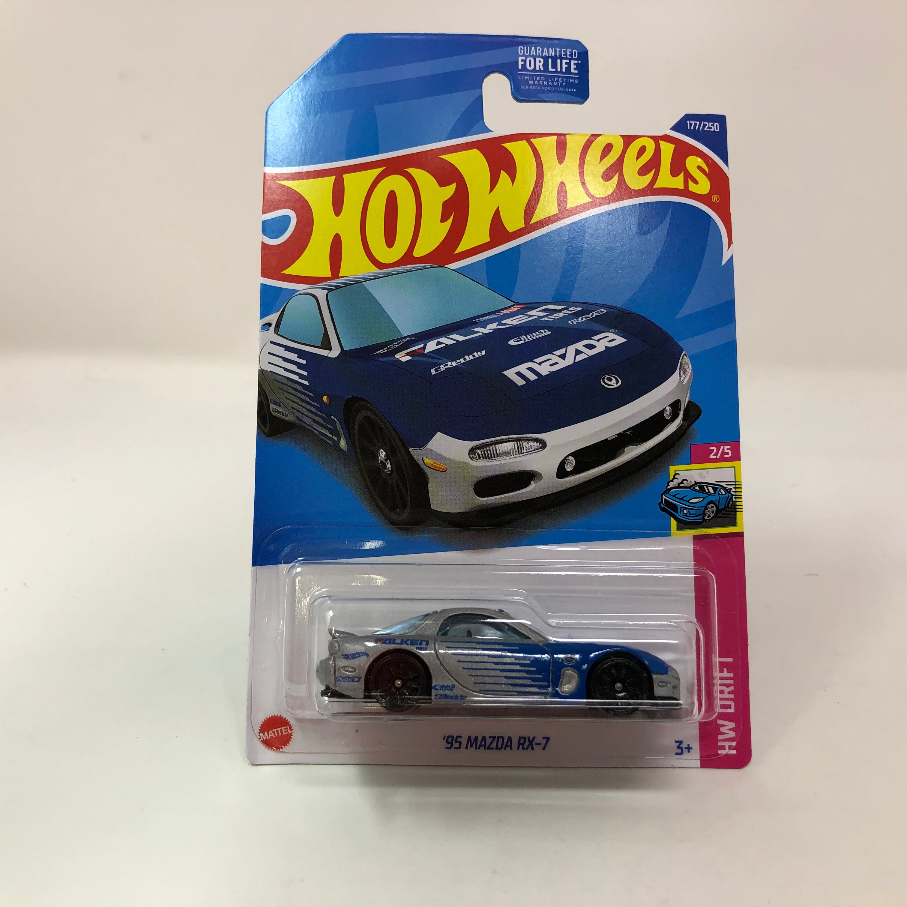 '95 Mazda RX-7 #177 Falken Tires * Silver * 2022 Hot Wheels Basic、mySite、hgirdovlk