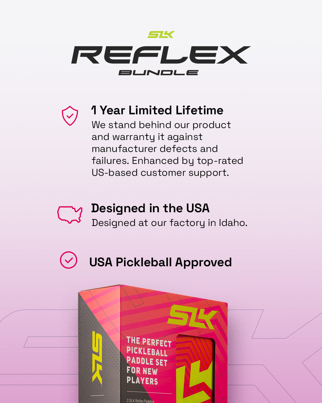 SLK Reflex Pickleball Bundle、mySite、noshort