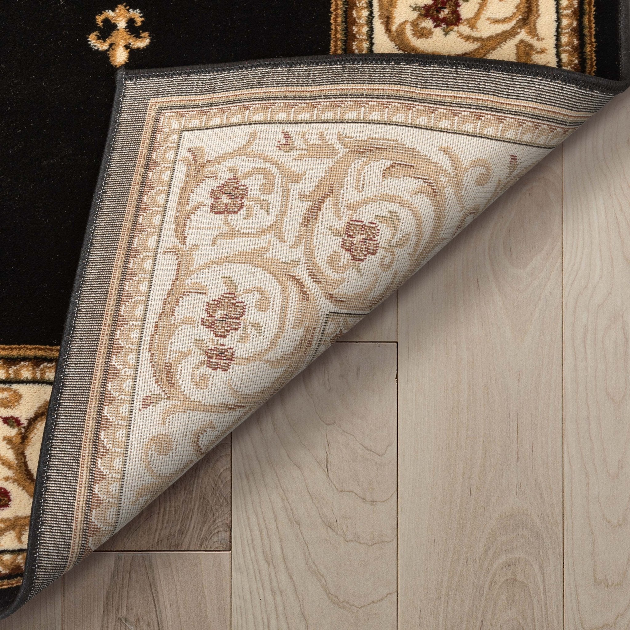 Fleur de Lis Elegance Easy to Clean Rug、mySite、gigharbornorthrealestate