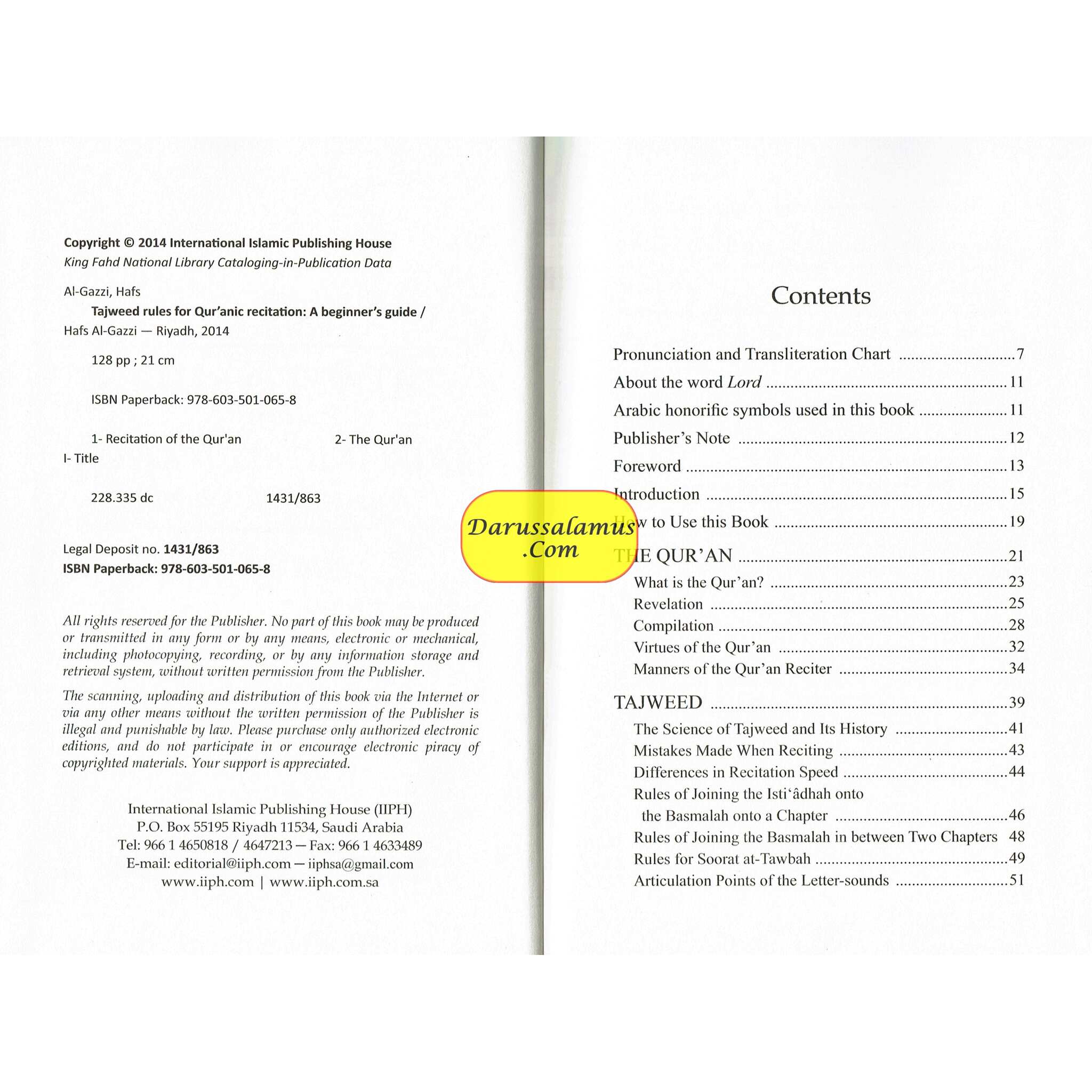 Tajweed Rules for Qur'anic Recitation: A Beginner's Guide By Hafs Al Gazzi、mySite、topwebapps