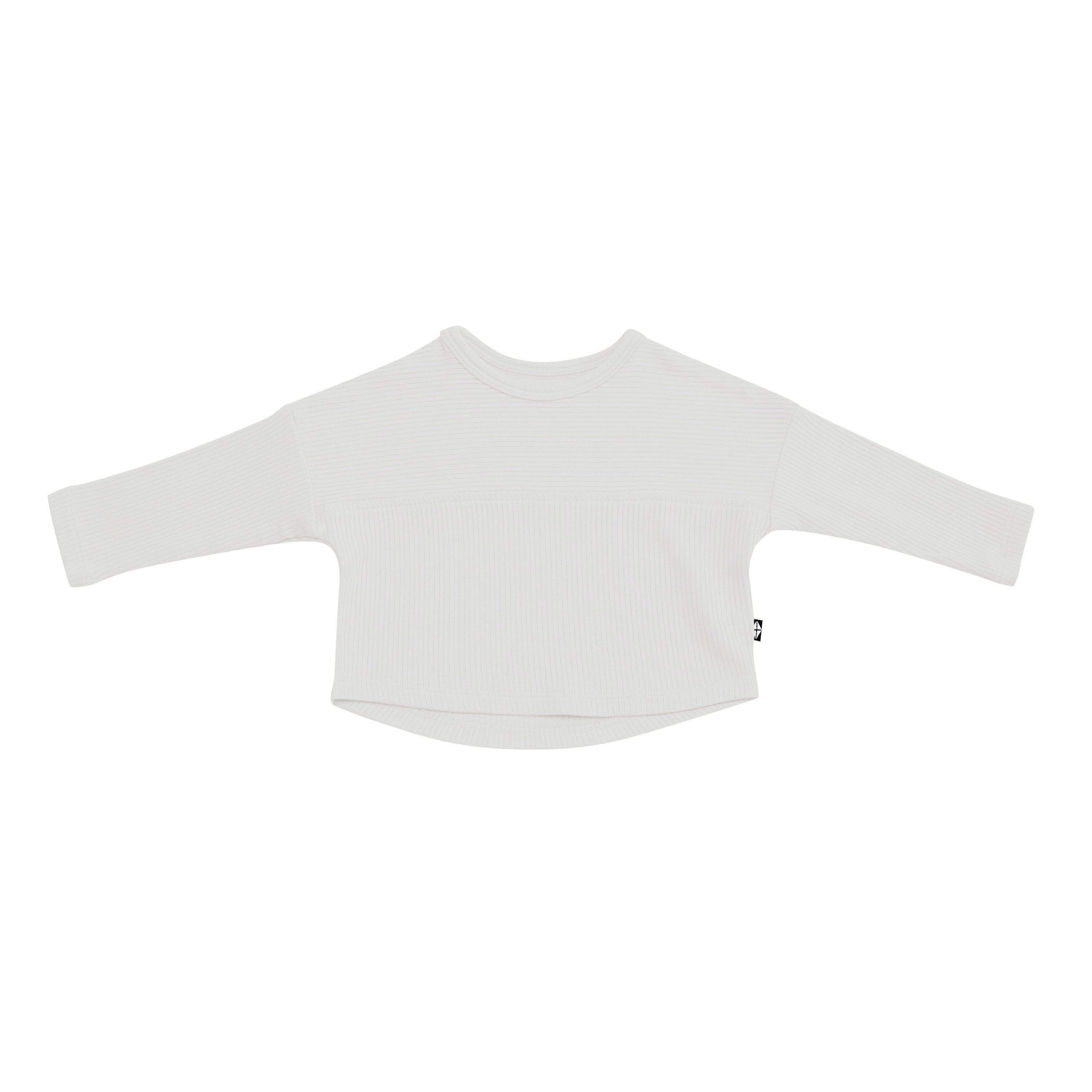  Ribbed Drop Shoulder Top in Oat、mySite、layawaytickets