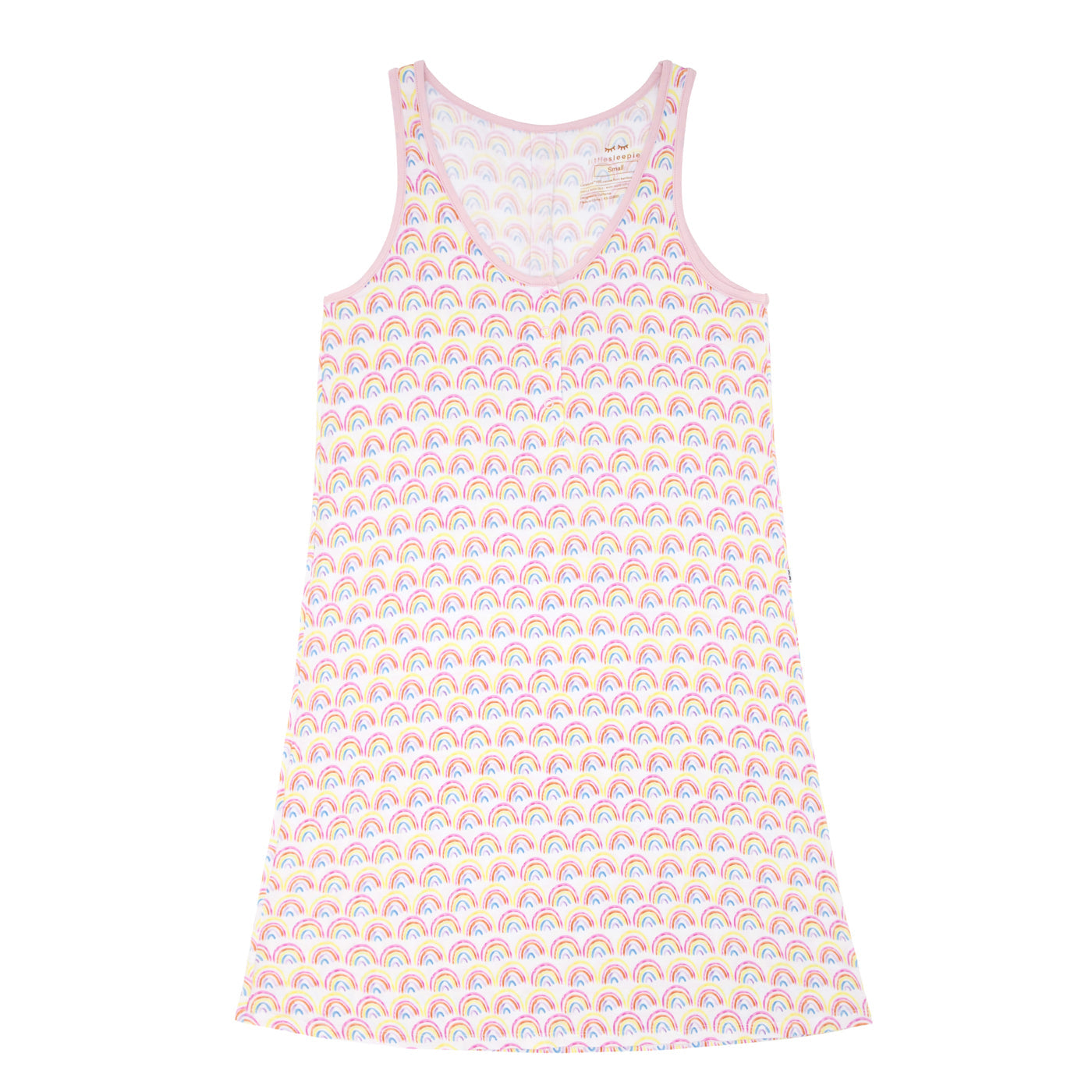 Pastel Rainbows Women's Tank Nightgown、mySite、g9winljtr