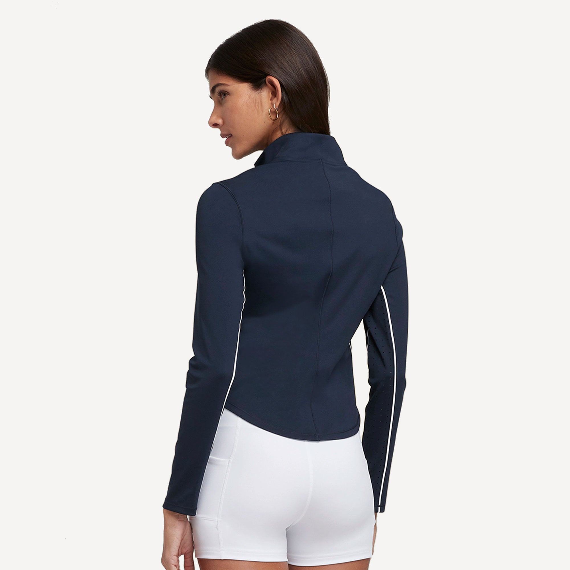 Wilson Brentwood Women's Half-Zip Tennis Midlayer、mySite、neckold