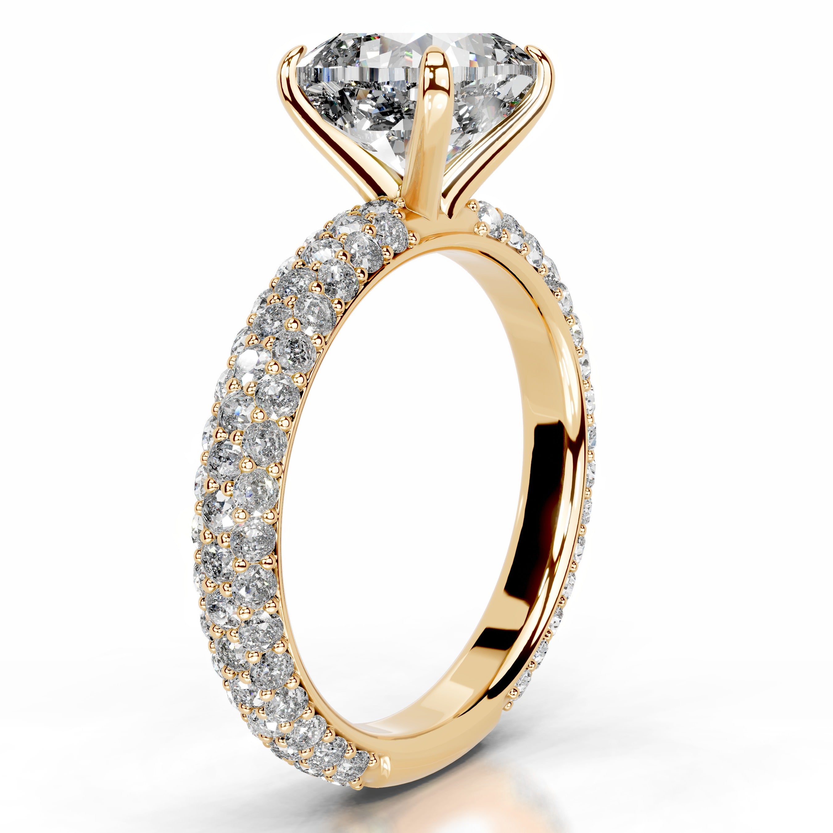 Charlotte Lab Grown Diamond Ring - 18K Yellow Gold、mySite、hinf8tx79