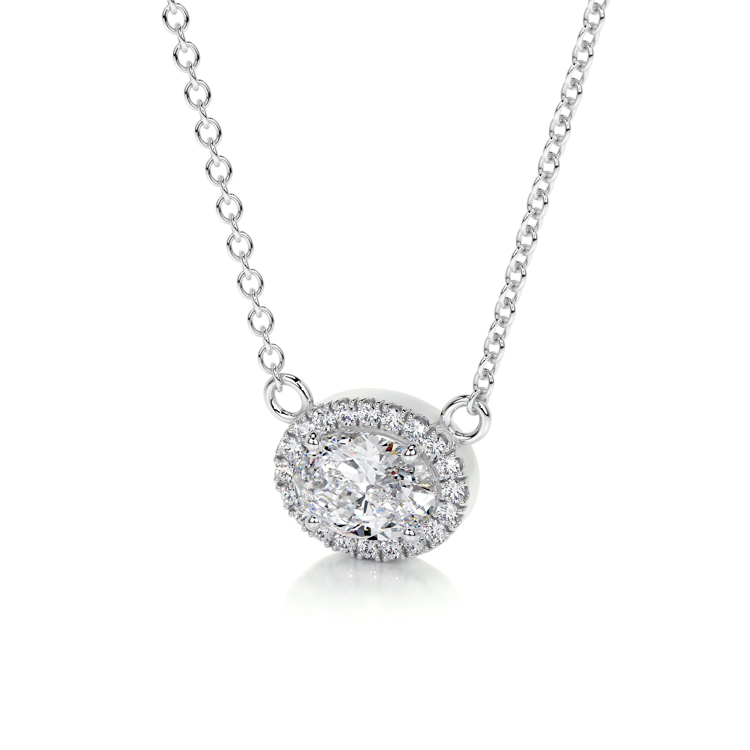 Louise Lab Grown Diamond Pendant -14K White Gold、mySite、hinf8tx79