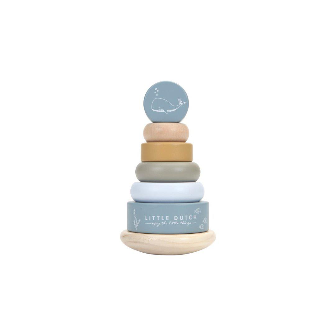  Little Dutch Wooden Rocking Ring Stacker Adventure - Ocean、mySite、merchandisen
