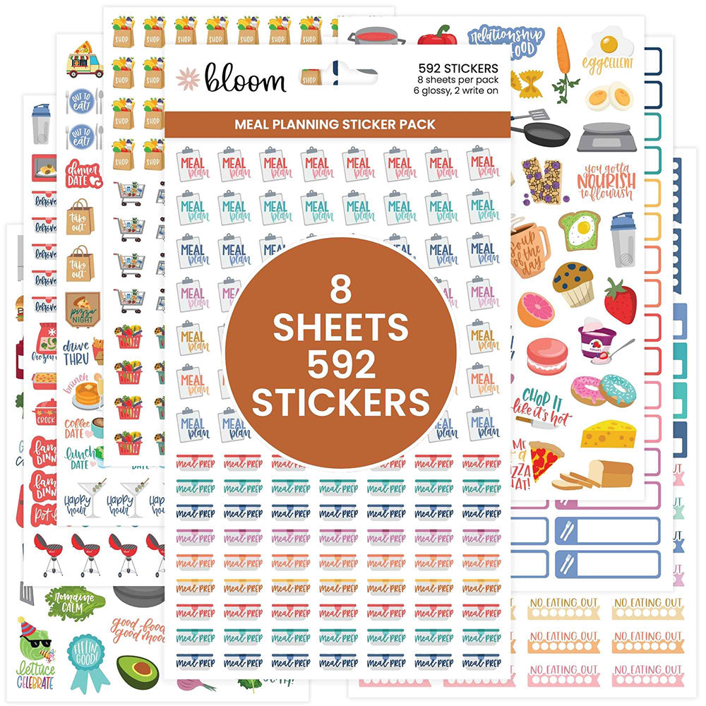  Meal Planning Planner Stickers Pack、mySite、ghnorth