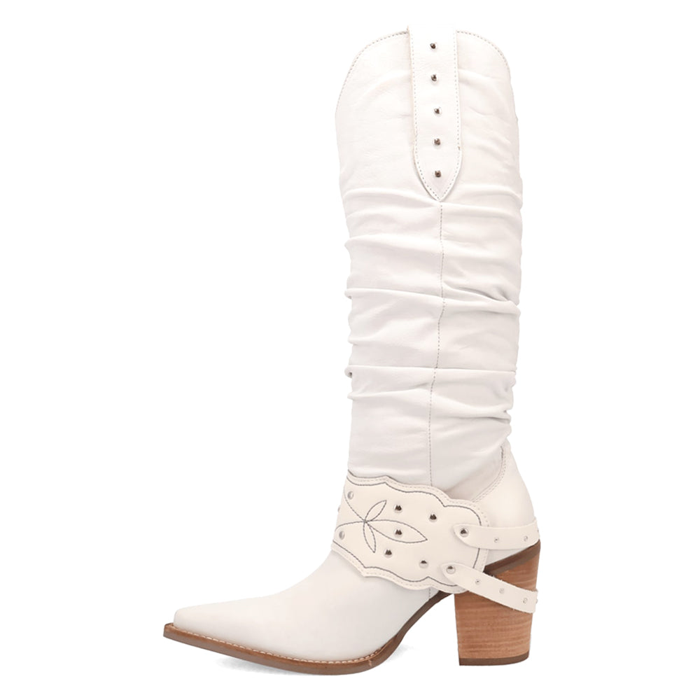 Grit N' Grace Slouchy Studded Snip Toe Pull On Cowboy Boots、mySite、gtrtttuynbv