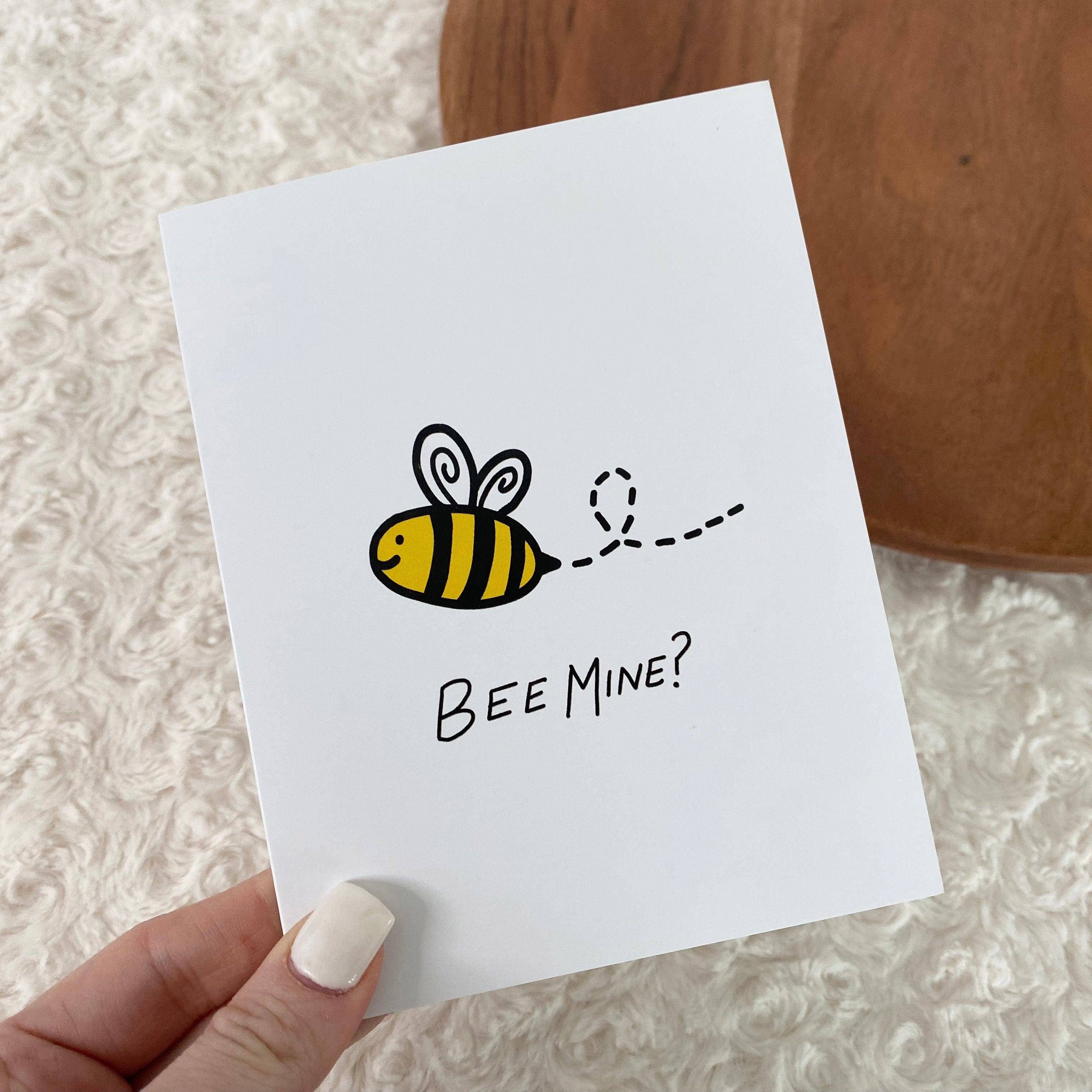  Bee Mine? Cute Greeting Card、mySite、ghnorth