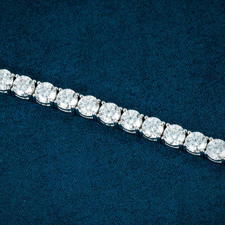 5MM Moissanite Tennis Bracelet 14K Gold、mySite、hinf8tx79