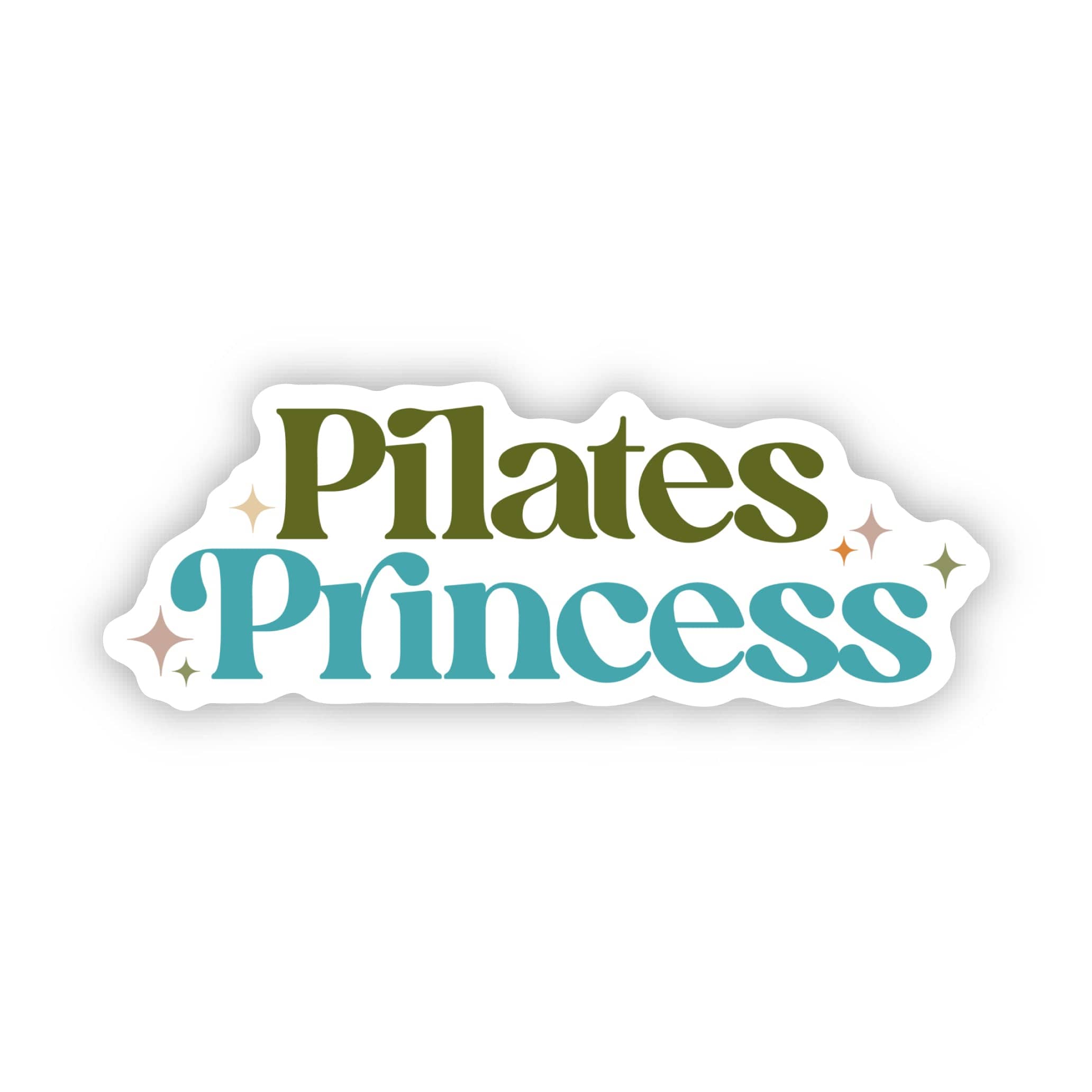  Pilates Princess Blue Text Sticker、mySite、ghnorth