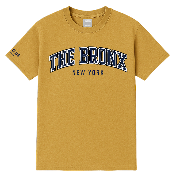 Classic Collegiate THE BRONX T-Shirt (5 Colorways) | THE BRONX T-Shirt、mySite、vikingsvslions