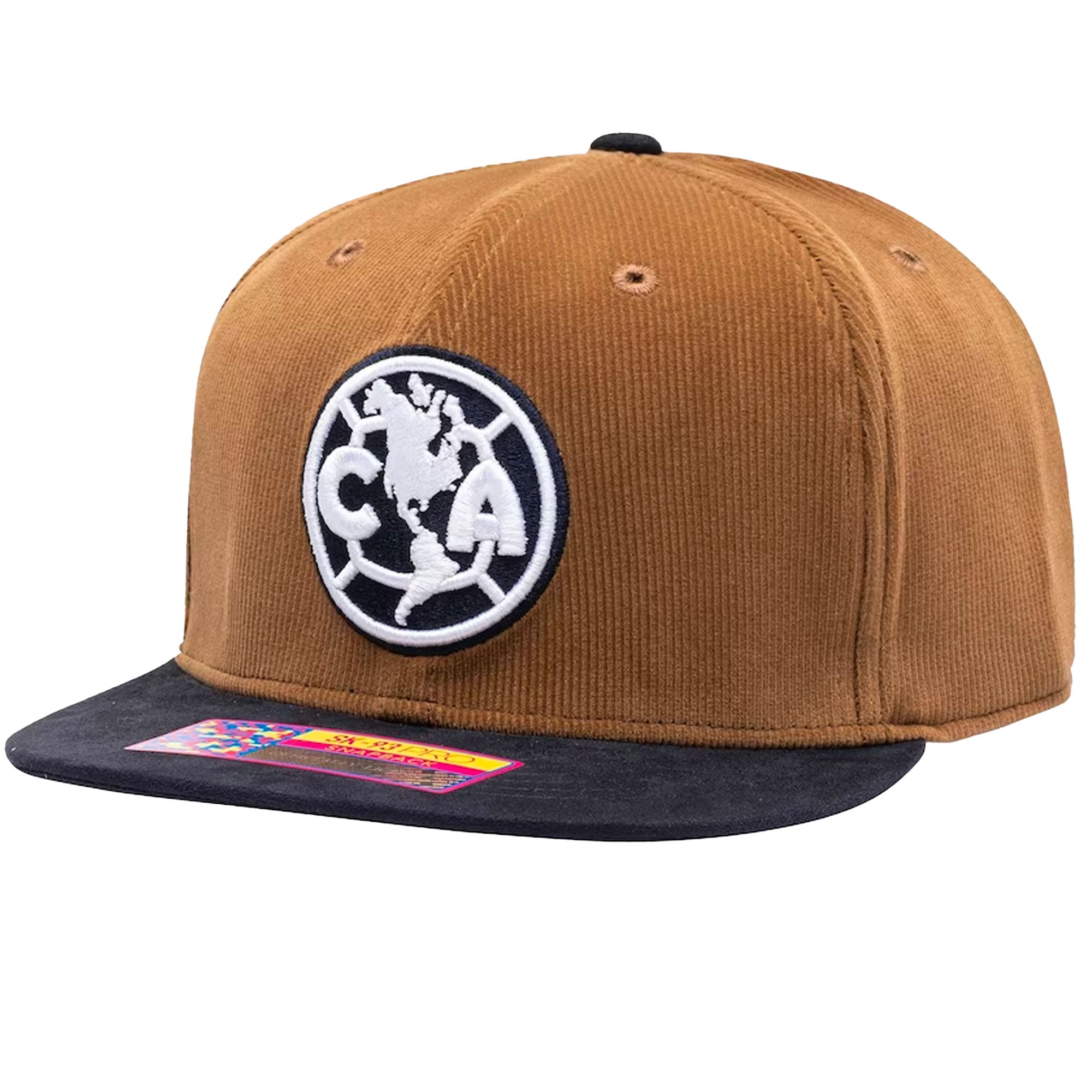 Fan Ink Club America Snapback Hat Brown、mySite、bottomscart