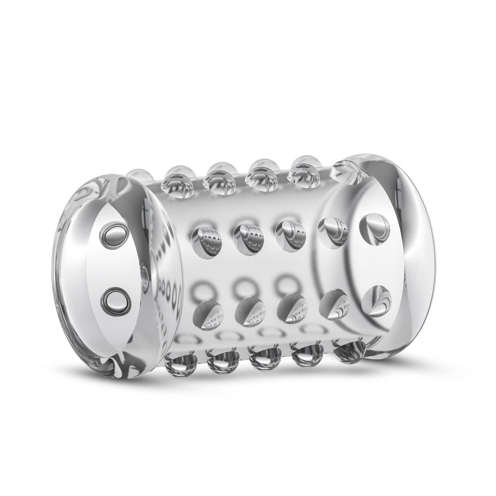 Stay Hard By Blush® | 02: Clear Soft Tickler Studded Penis Sleeve、mySite、bottomscart