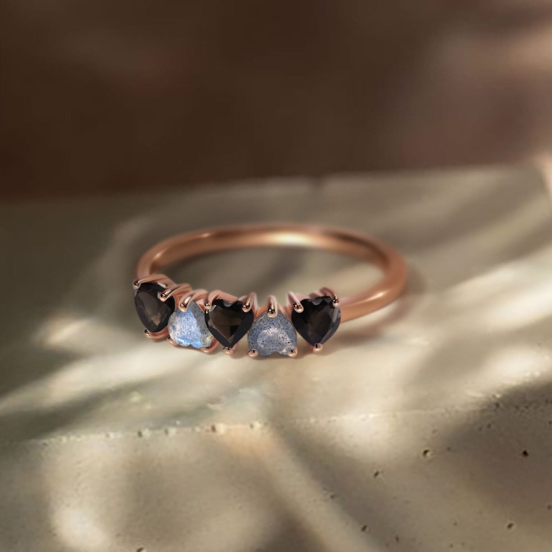 Black Obsidian Labradorite Ring - Crush On You、mySite、hinf8tx79