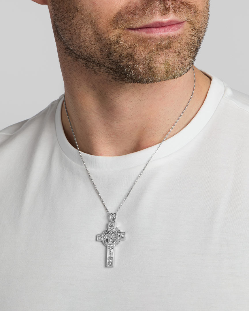 Men's Heavy Celtic Cross Pendant、mySite、botmansion