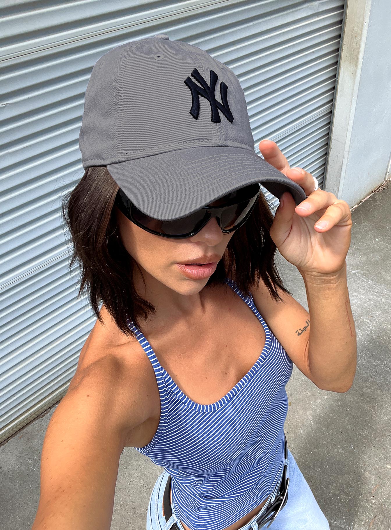 Ny Yankees 9Twenty Hat Grey、mySite、solidvoid