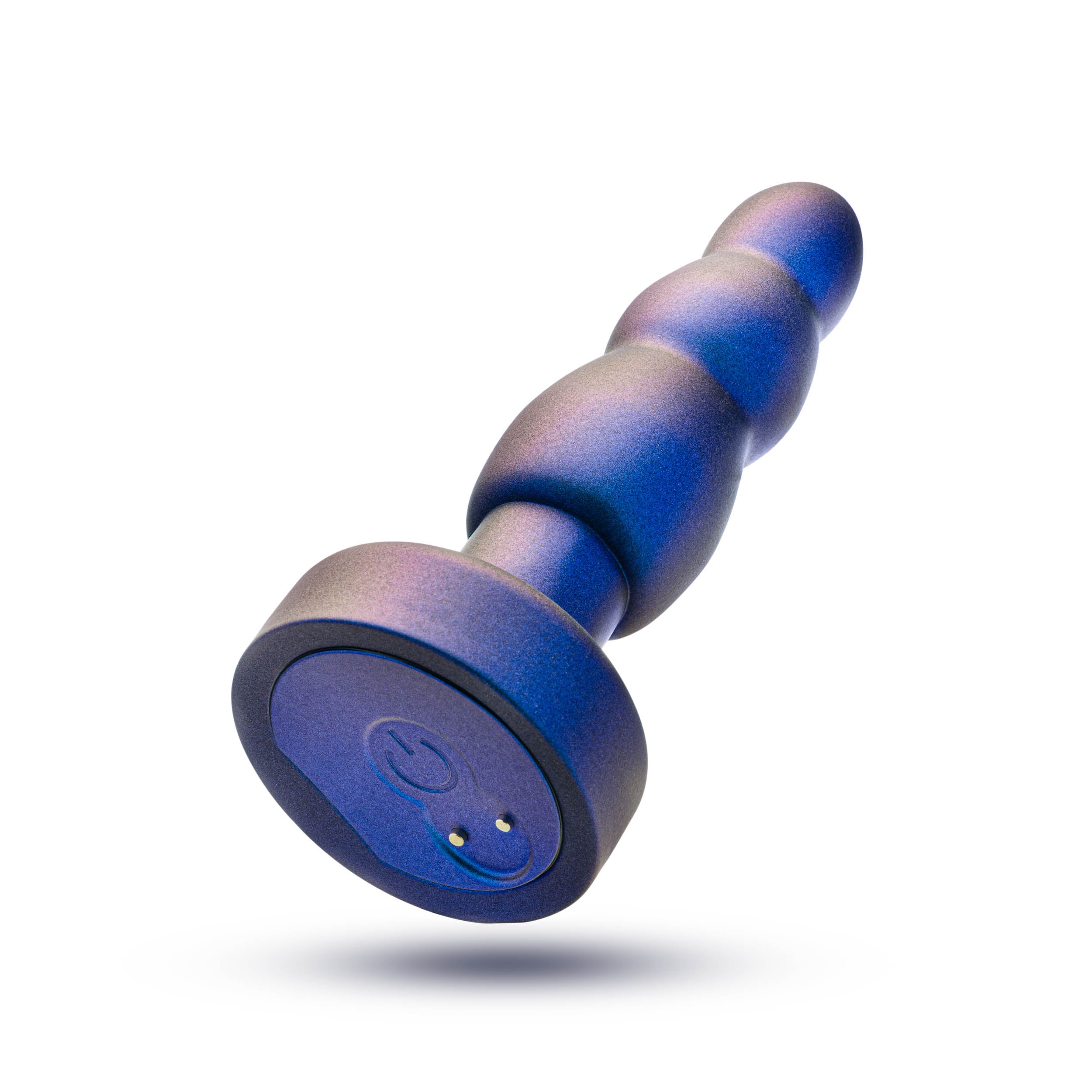 Anal Adventures Matrix By Blush® | Kinetik Plug: Progressing Size With Gyrating Shaft & Rotating Rimmer in Space Age Blue | Made from Pure Puria™ Silicone & IPX7 Waterproof、mySite、bottomscart