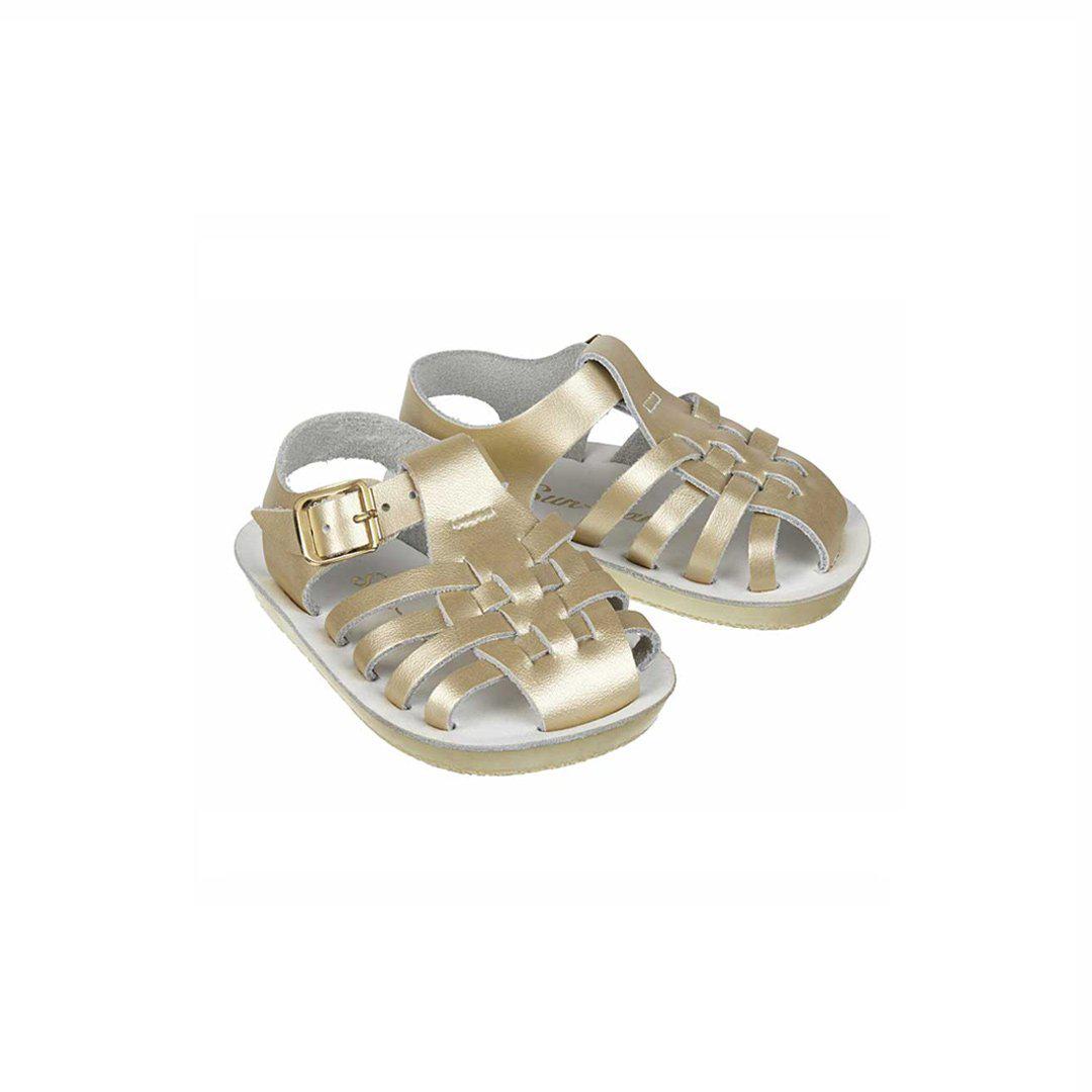  Salt-Water Sun-San Kid's Sandals - Sailor - Gold、mySite、merchandisen