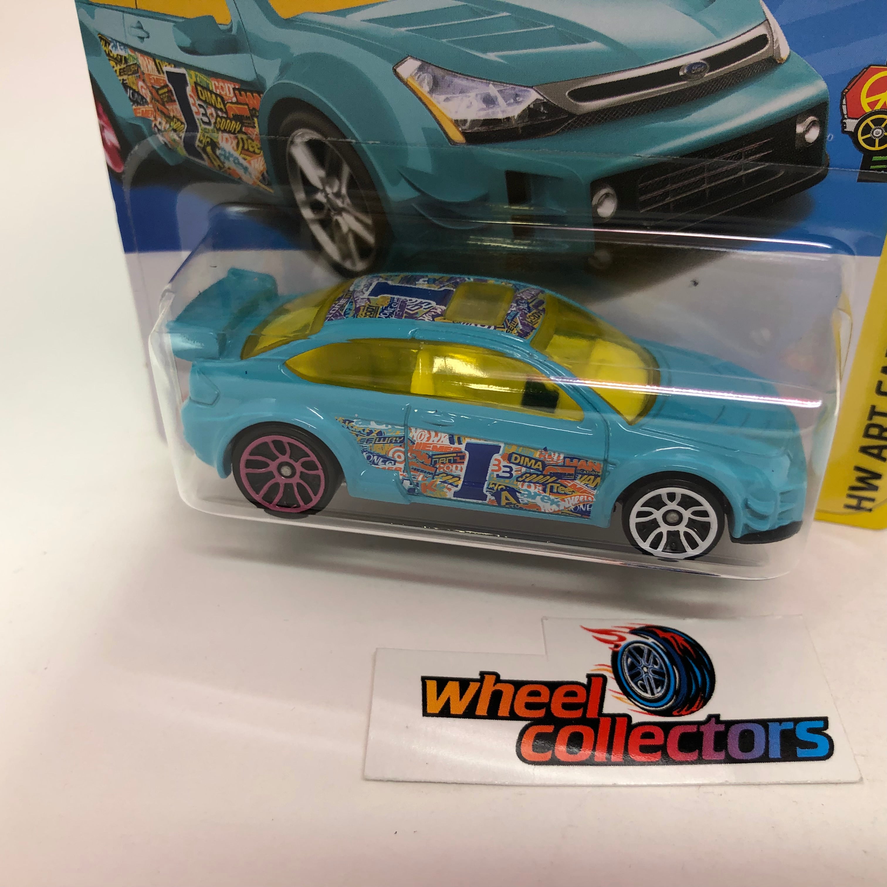 '08 Ford Focus #83 * Blue * 2023 Hot Wheels Case D Short Card、mySite、hgirdovlk