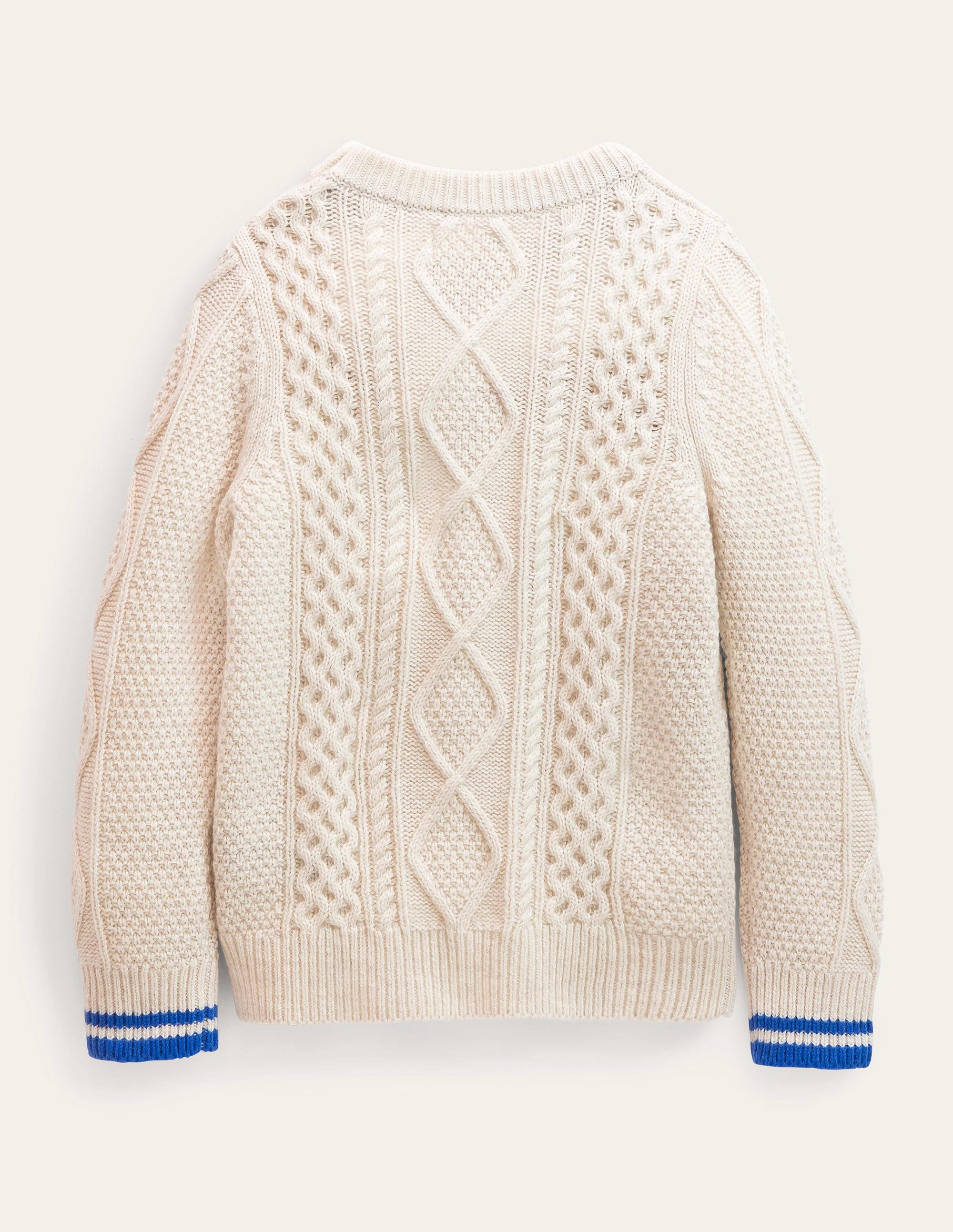  Cable Sweater-Ecru Marl、mySite、ashleygrahame