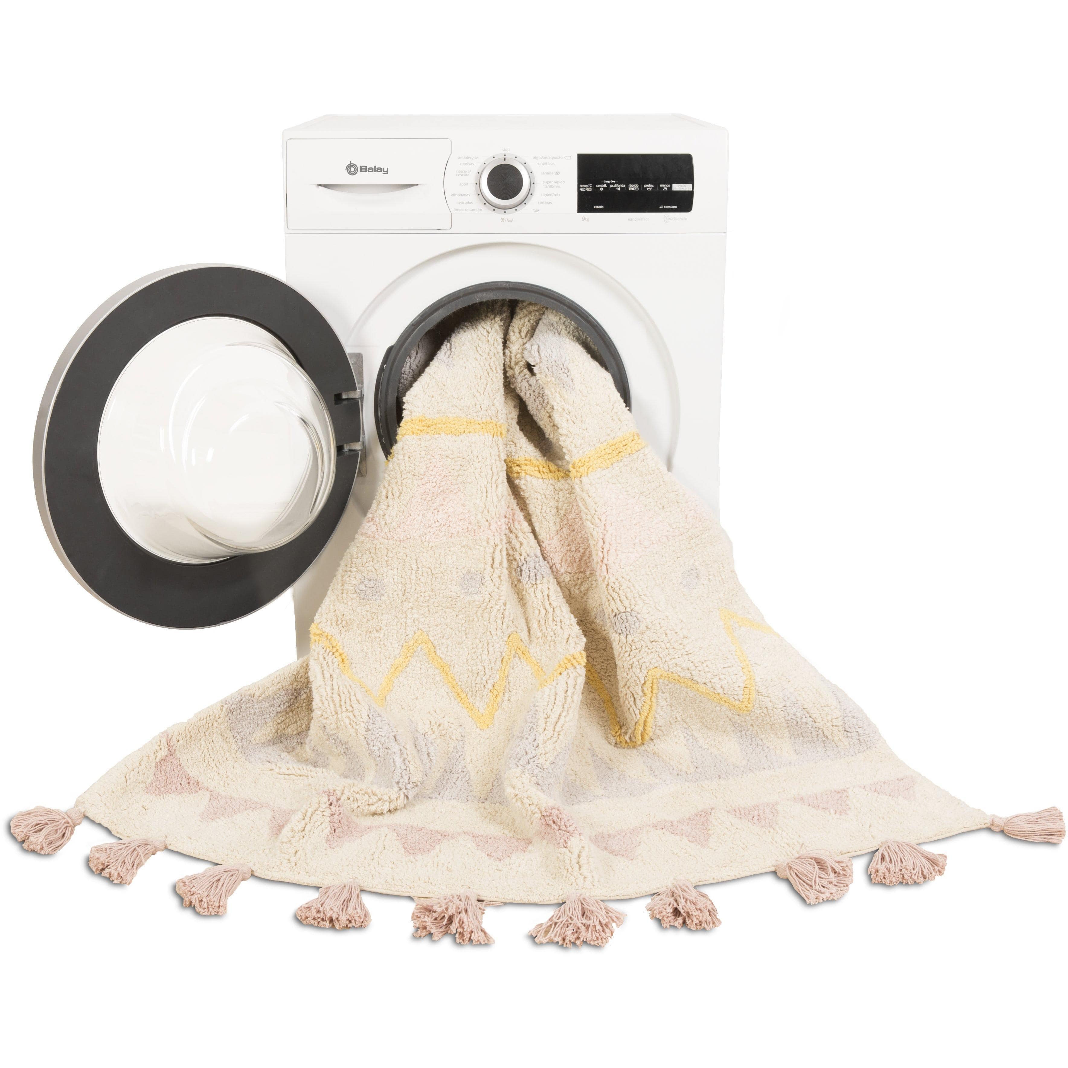 Azteca Natural Vintage Nude Machine Washable Rug、mySite、gigharbornorthrealestate