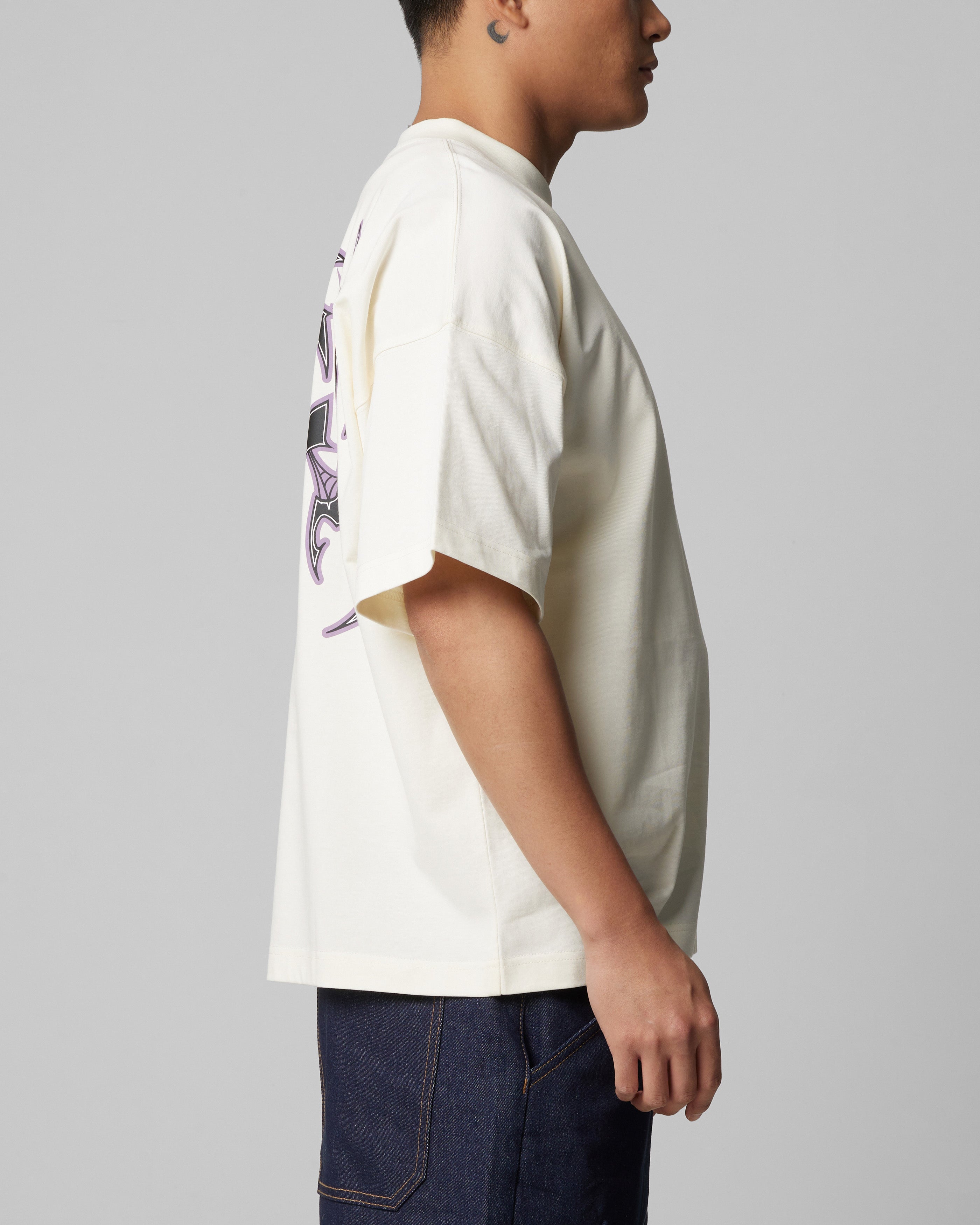 Loiter Metal Boxy T-Shirt Off White、mySite、zt4zffjzw