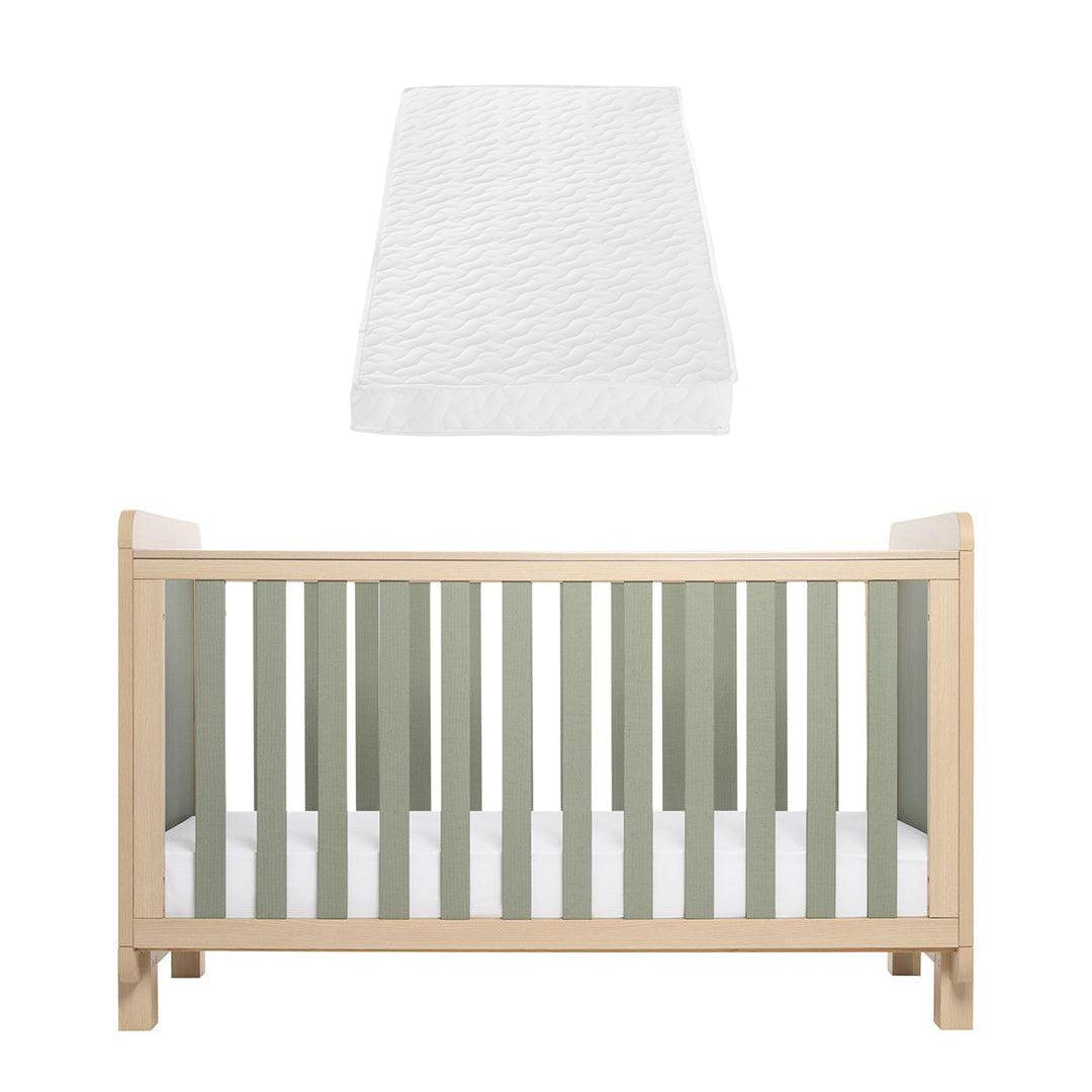  Tutti Bambini Kuba Cot Bed - Golden Oak / Sage Weave、mySite、merchandisen