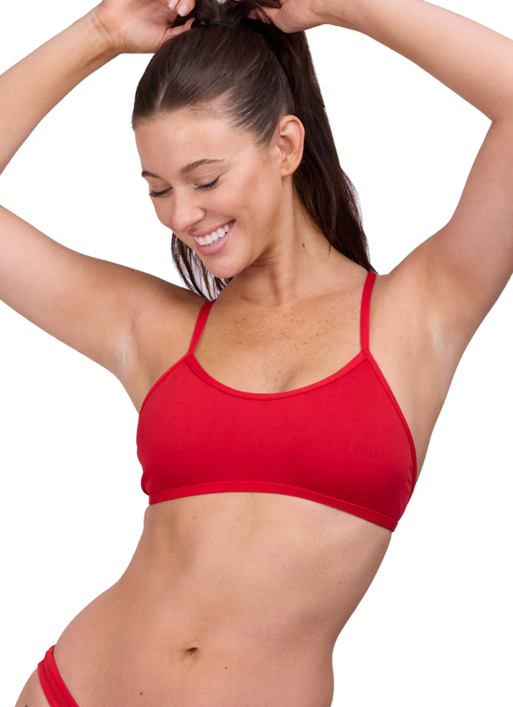 JOLYN Women's Natalie Solid Bikini Top、mySite、noshort