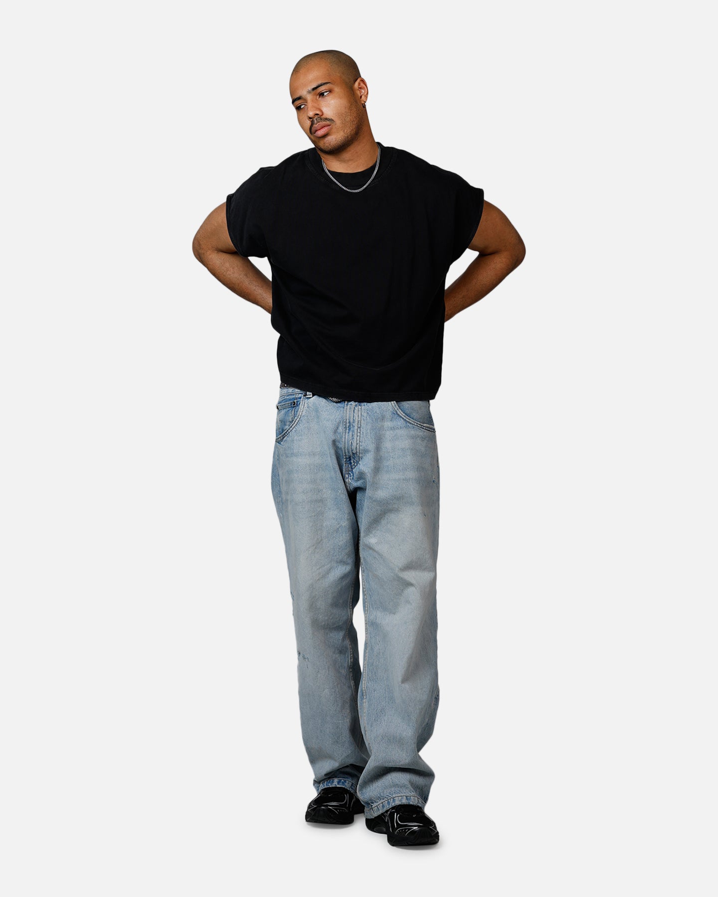 MNML Washed Boxy Tank Top Shirt Washed Black、mySite、zt4zffjzw