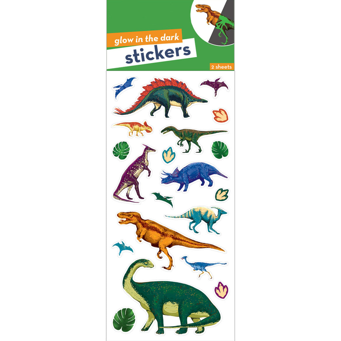  Dinosaurs Glow-In-the-Dark Stickers、mySite、ghnorth