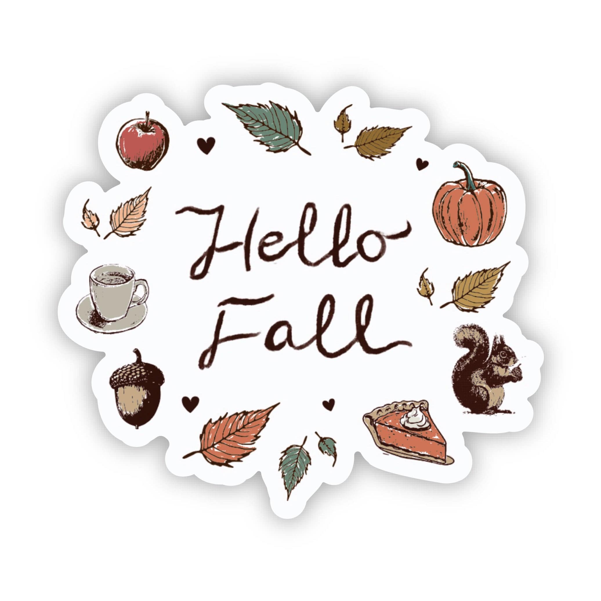  Hello Fall Icons Sticker、mySite、ghnorth