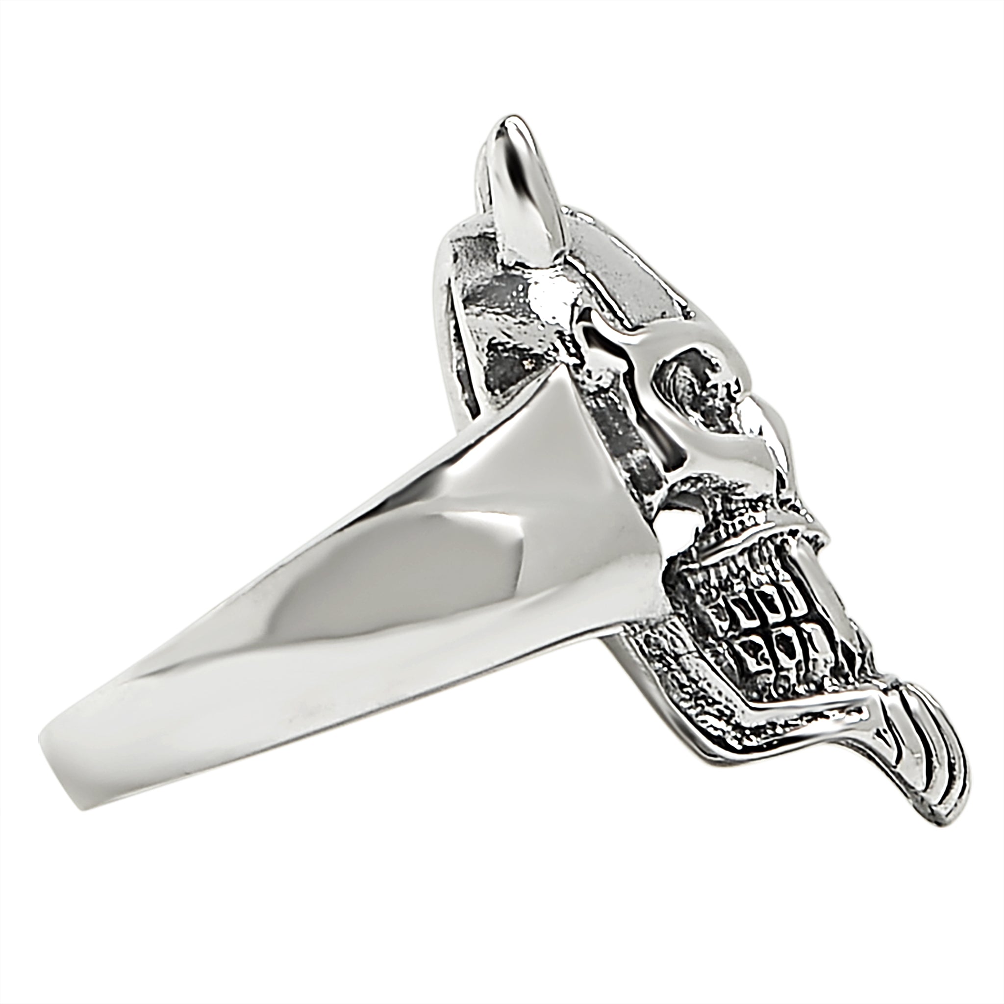 Sterling Silver Devil Skull Ring / SSR0023、mySite、dreamappss