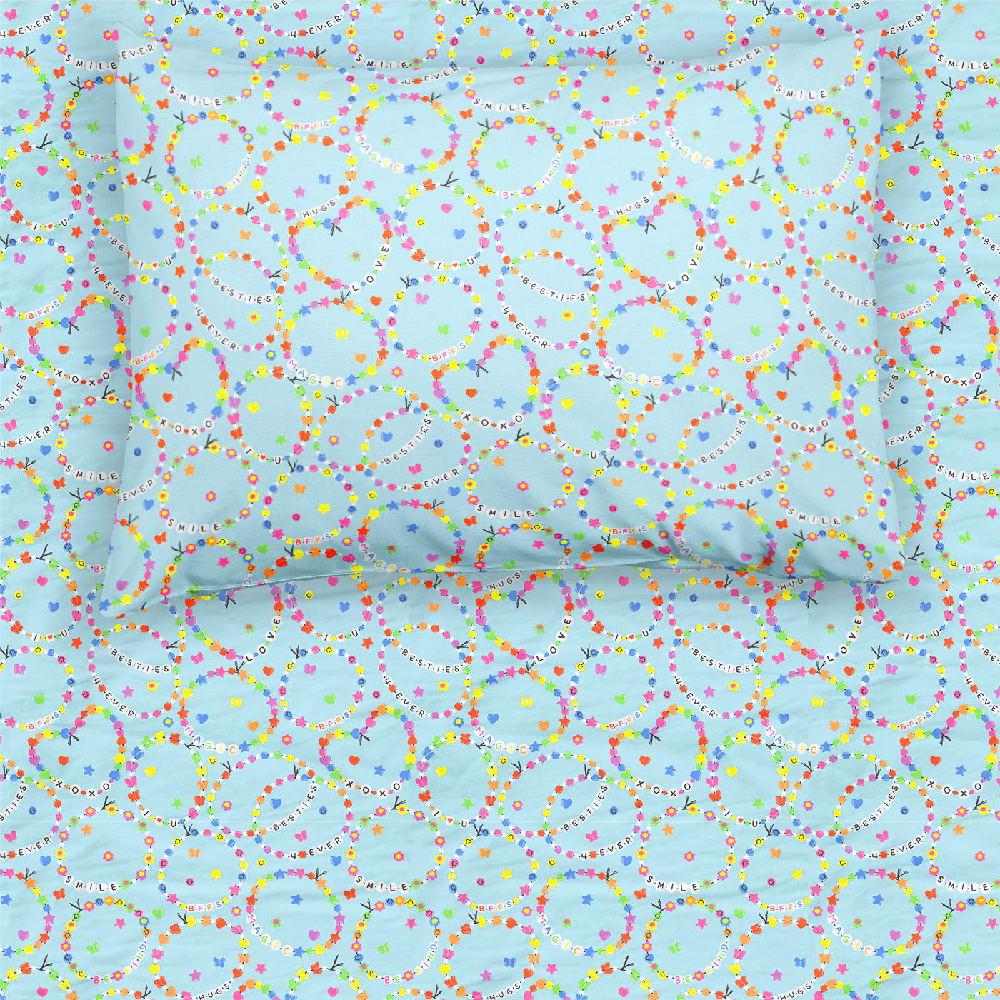 Friends Forever Twin Sheet Set、mySite、g9winljtr