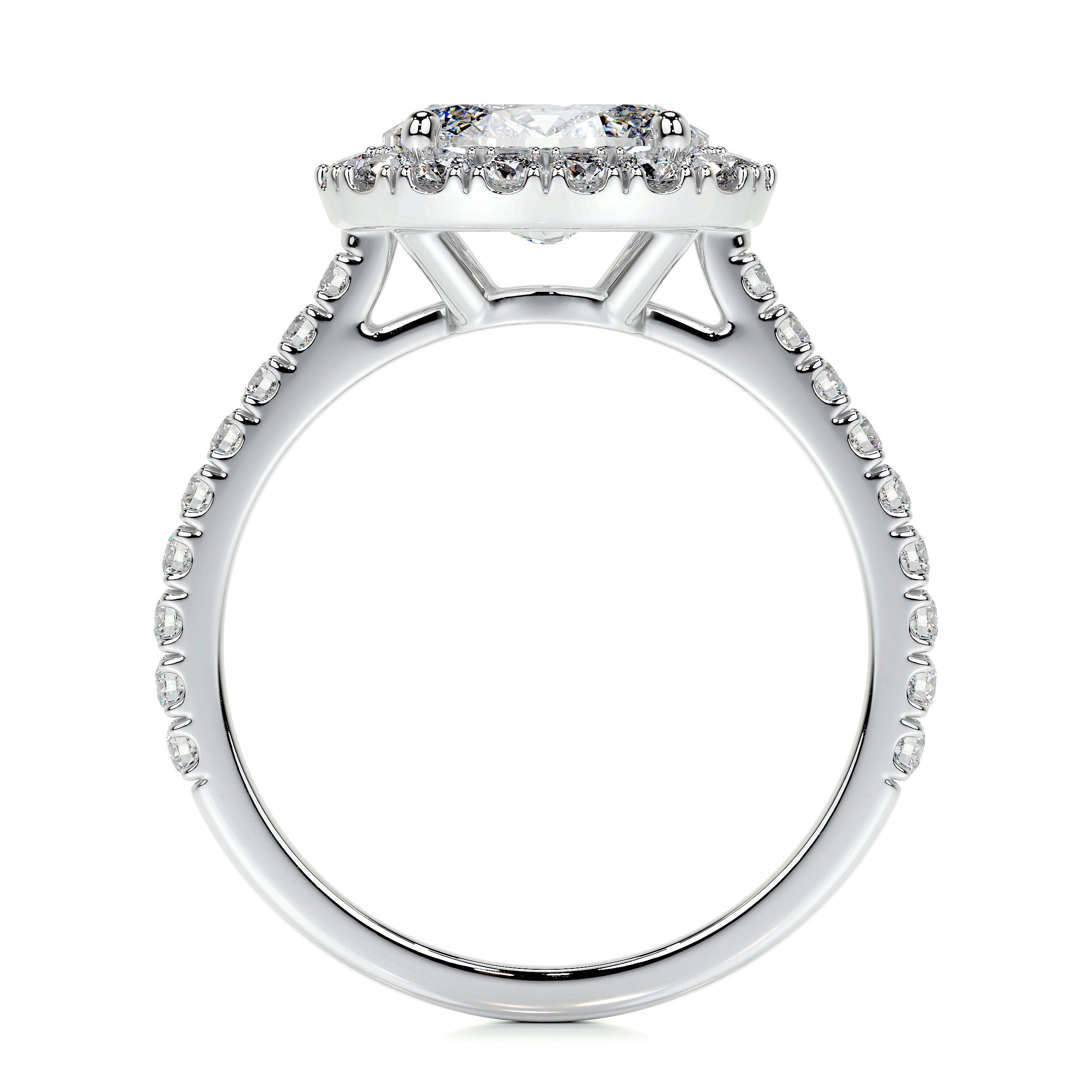 Alessandra Lab Grown Diamond Ring -18K White Gold、mySite、hinf8tx79