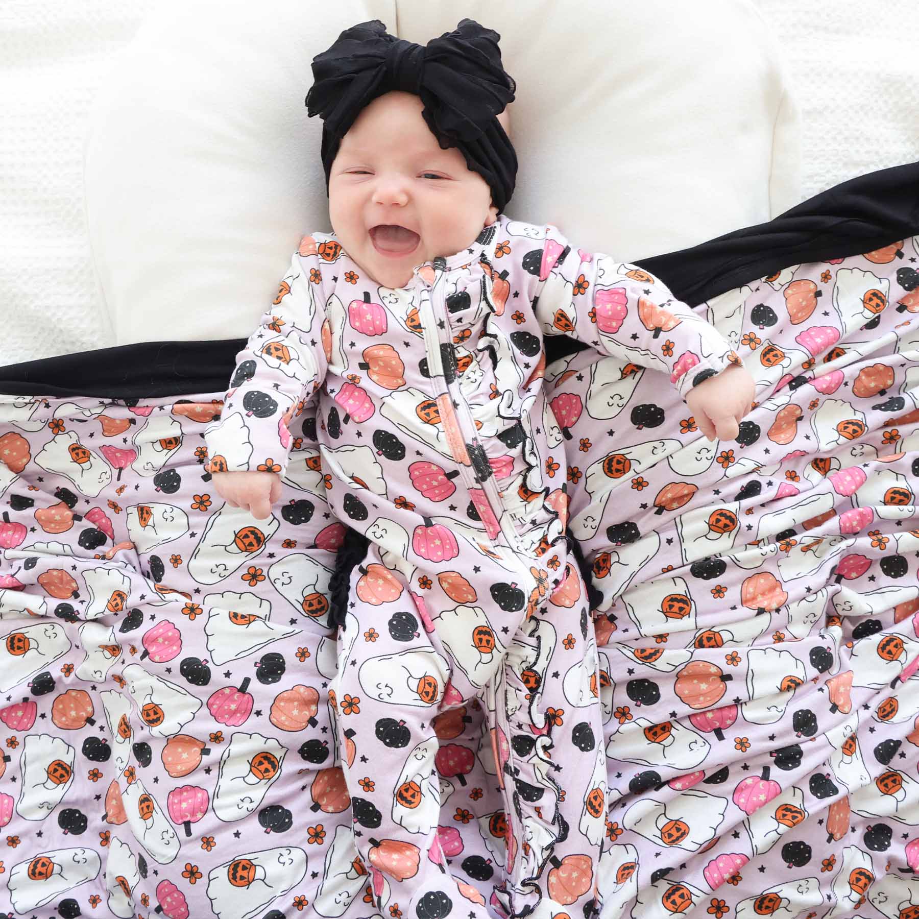  Girly Ghouls Ruffle Zipper Footie、mySite、layawaytickets