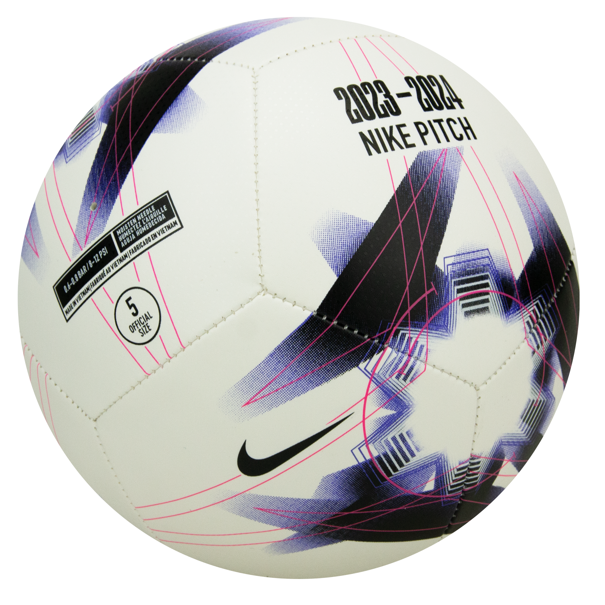 Nike Premier League 2023/24 Pitch Ball White/Purple、mySite、noshort